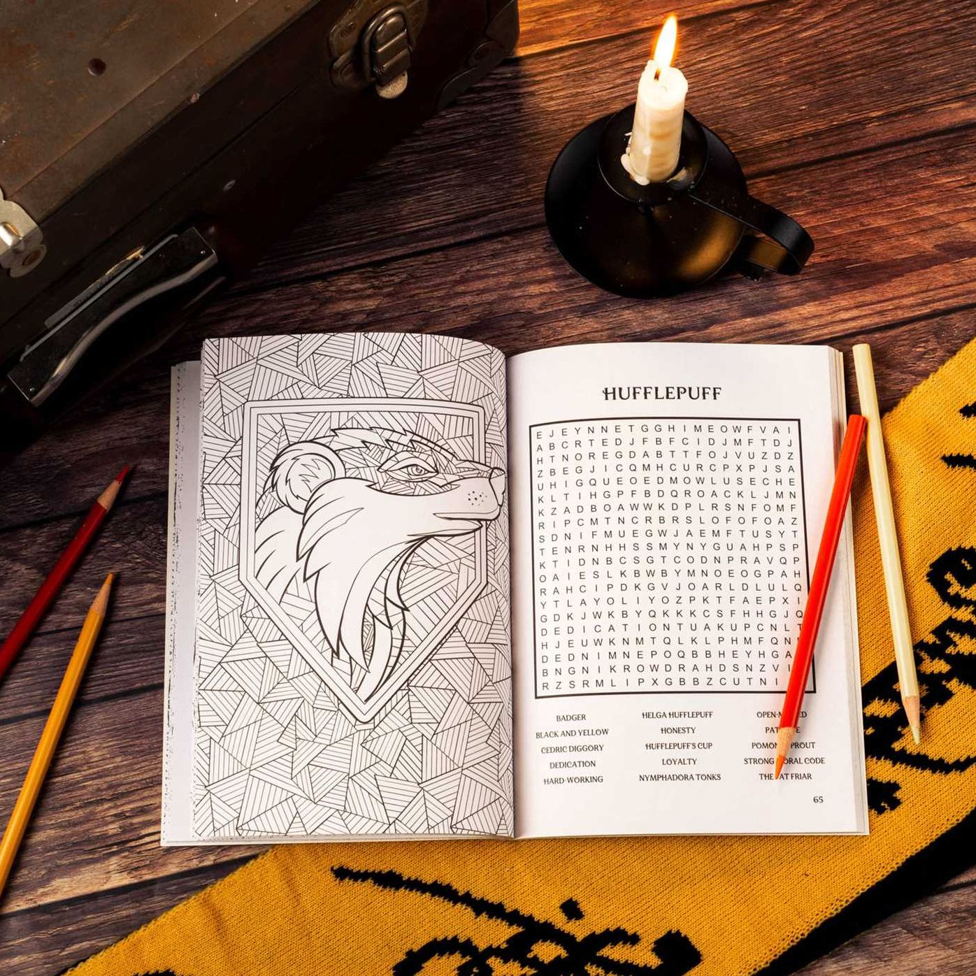 Harry Potter Word Search and Coloring Book