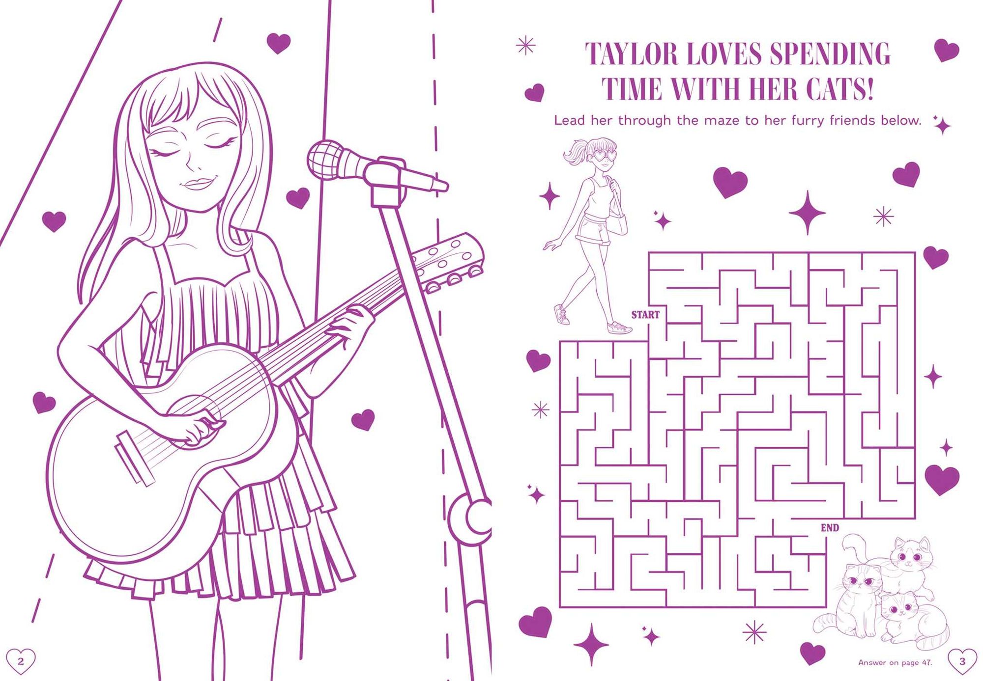Taylor's World! Coloring and Activity Book with 50+ Stickers & Stackable Markers!