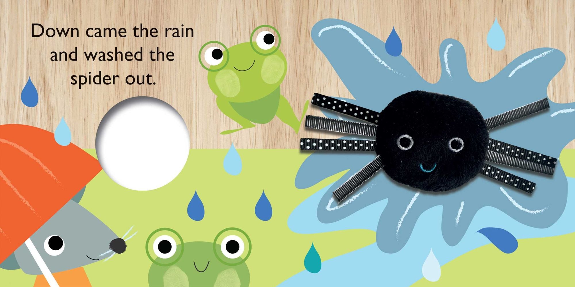 Touch and Trace Nursery Rhymes: Itsy Bitsy Spider Finger Puppet Book