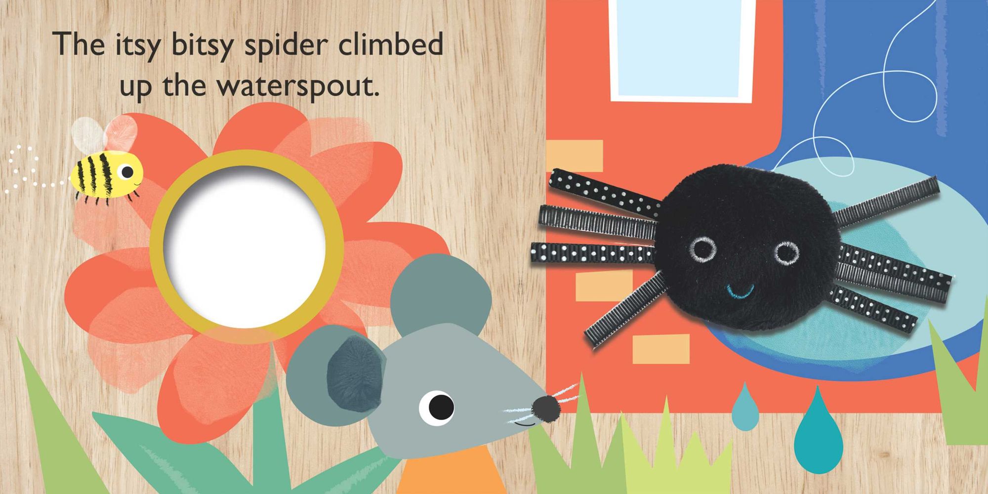 Touch and Trace Nursery Rhymes: Itsy Bitsy Spider Finger Puppet Book