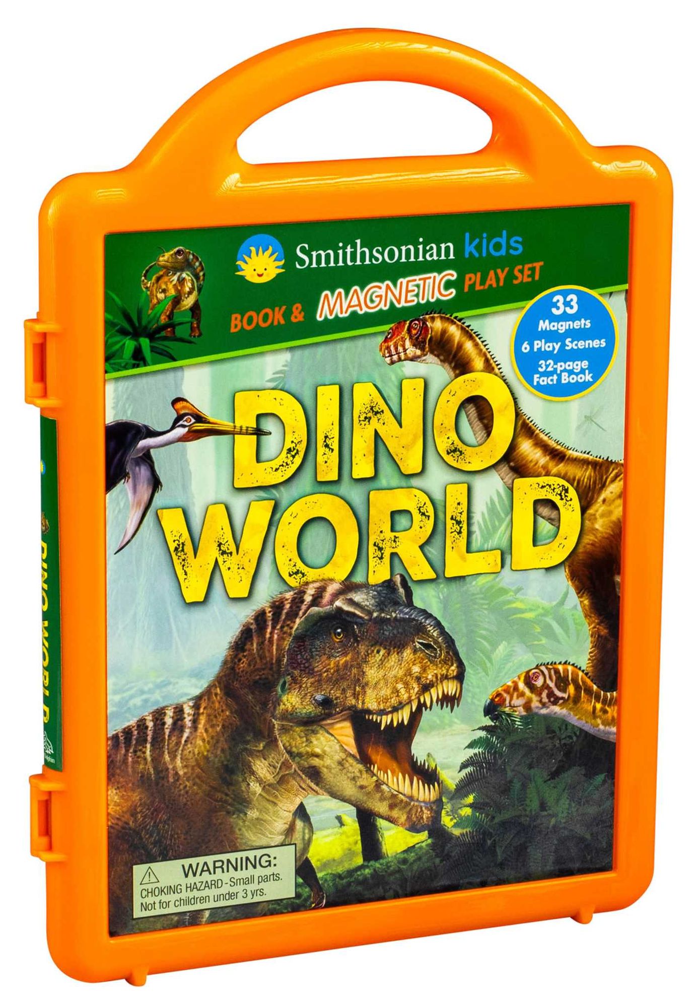 Smithsonian Kids: DinoWorld Book and Magnetic Play Set