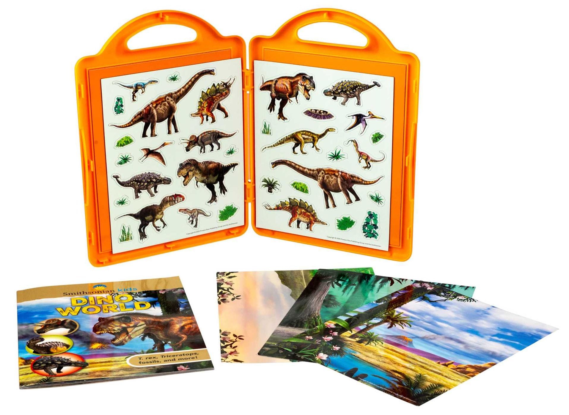 Smithsonian Kids: DinoWorld Book and Magnetic Play Set