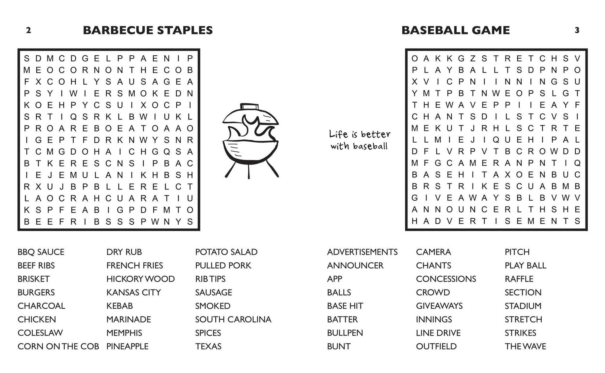Large Print Summer Fun Word Search