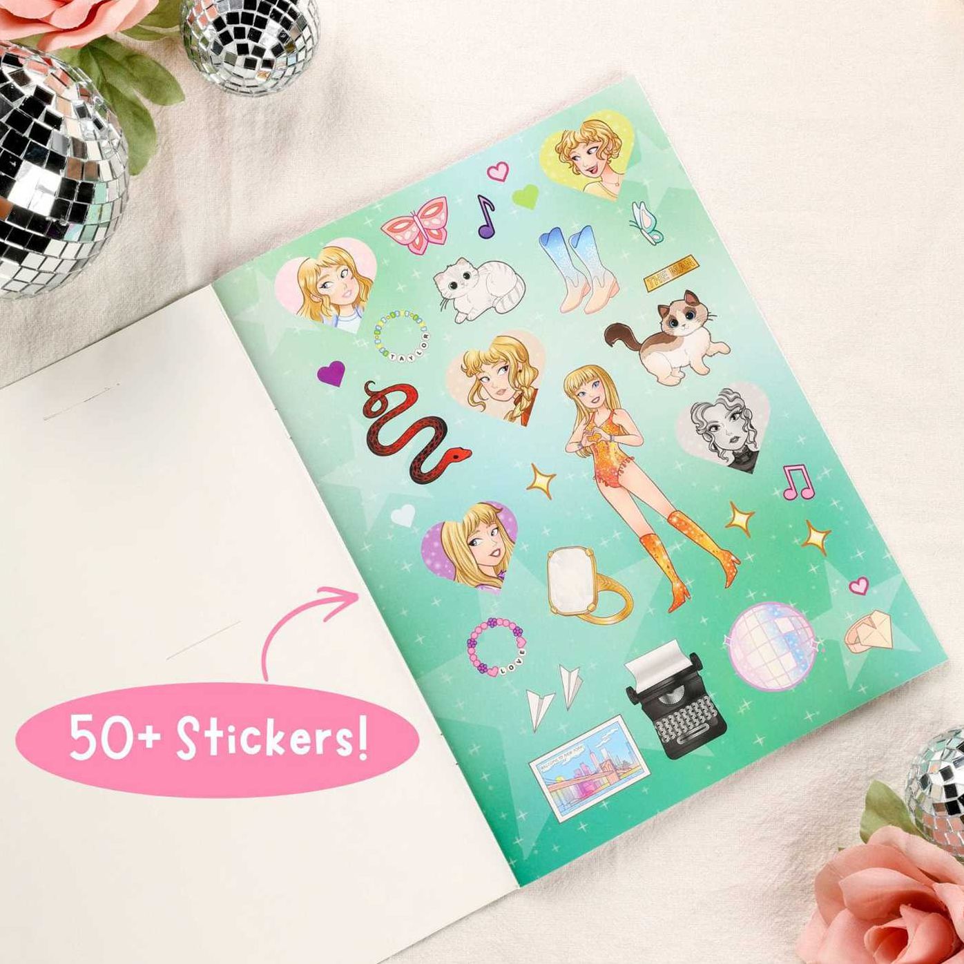 Taylor Swift Friends Forever Coloring & Activity Book with Friendship Bracelet Kit