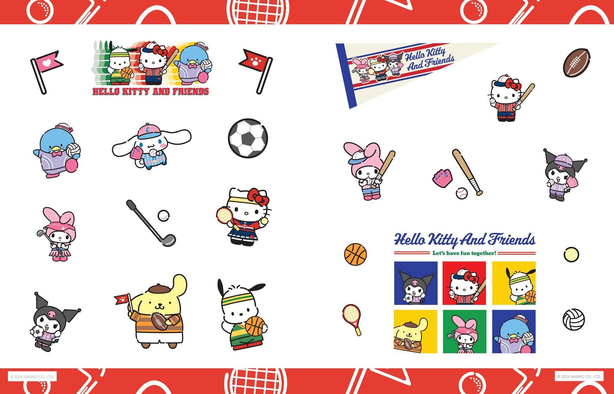 Hello Kitty and Friends Stickers: With over 500 Stickers