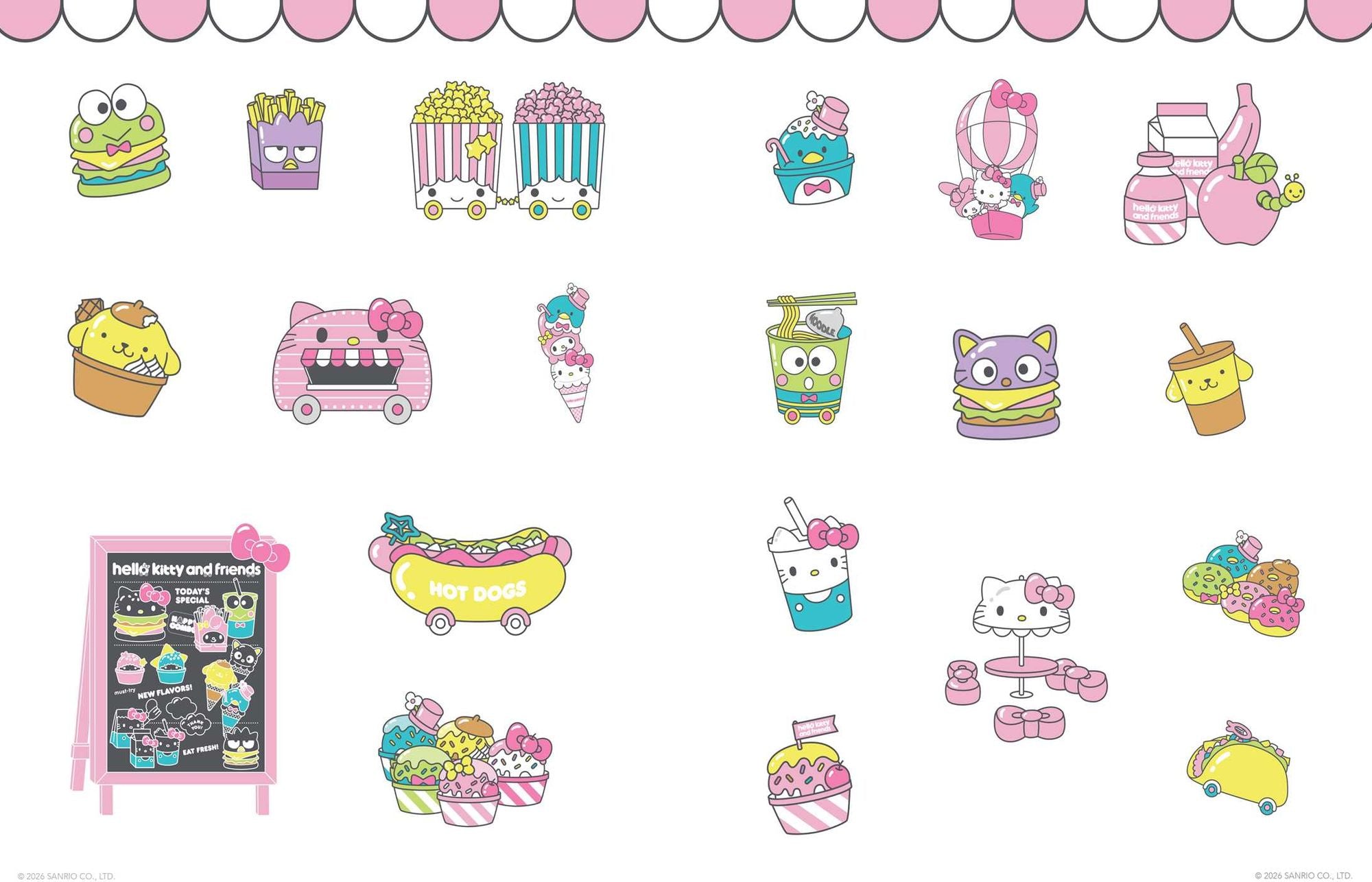 Hello Kitty and Friends Stickers: With over 500 Stickers