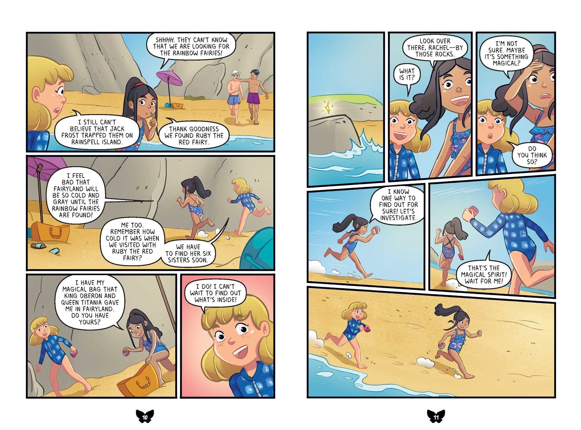 Rainbow Magic Rainbow Fairies #2: Amber the Orange Fairy Graphic Novel