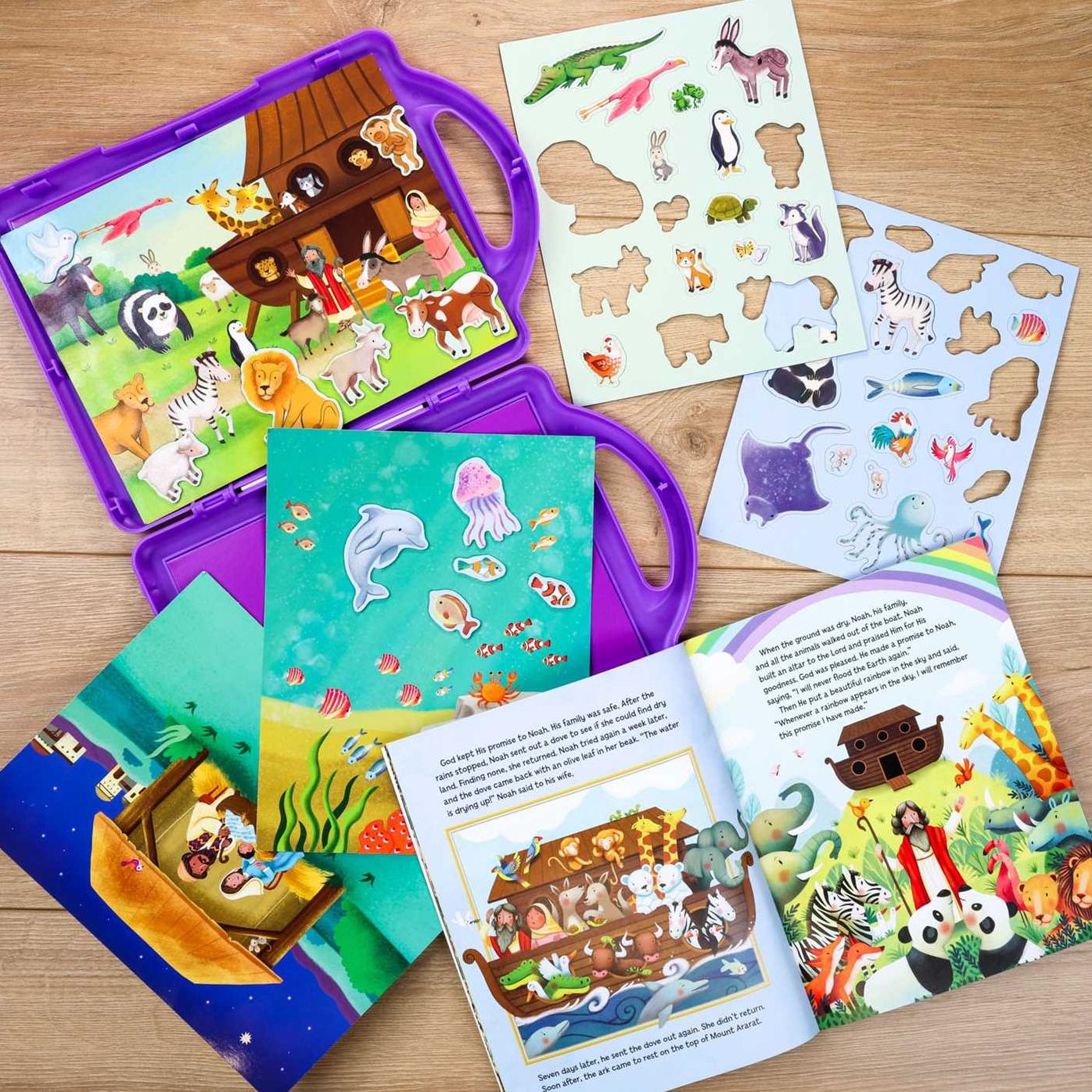 My First Bible Stories: Storybook & Magnetic Play Set