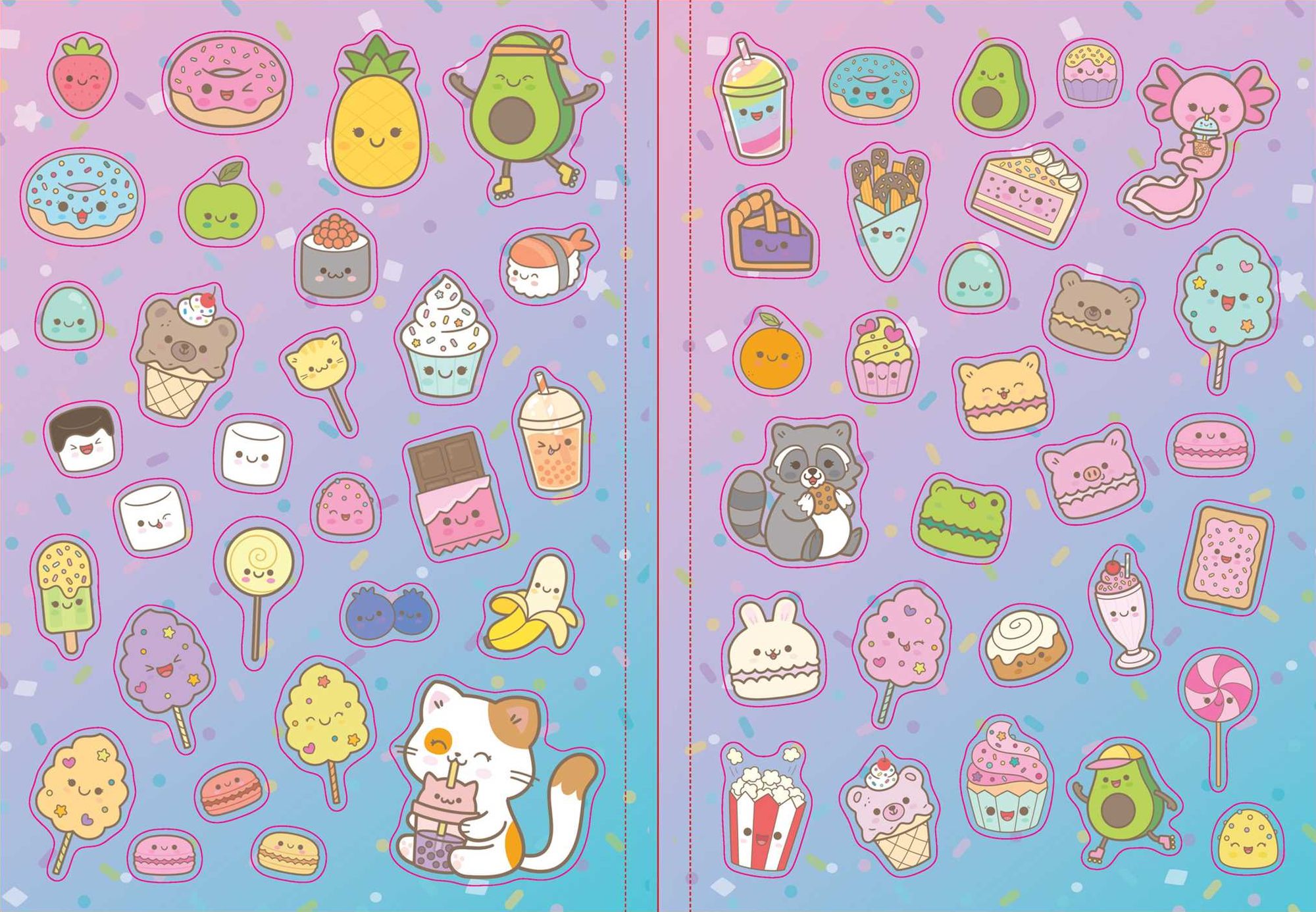 Super Yummy! Coloring & Activity Book with 4 Confetti Crayons and 50+ Stickers