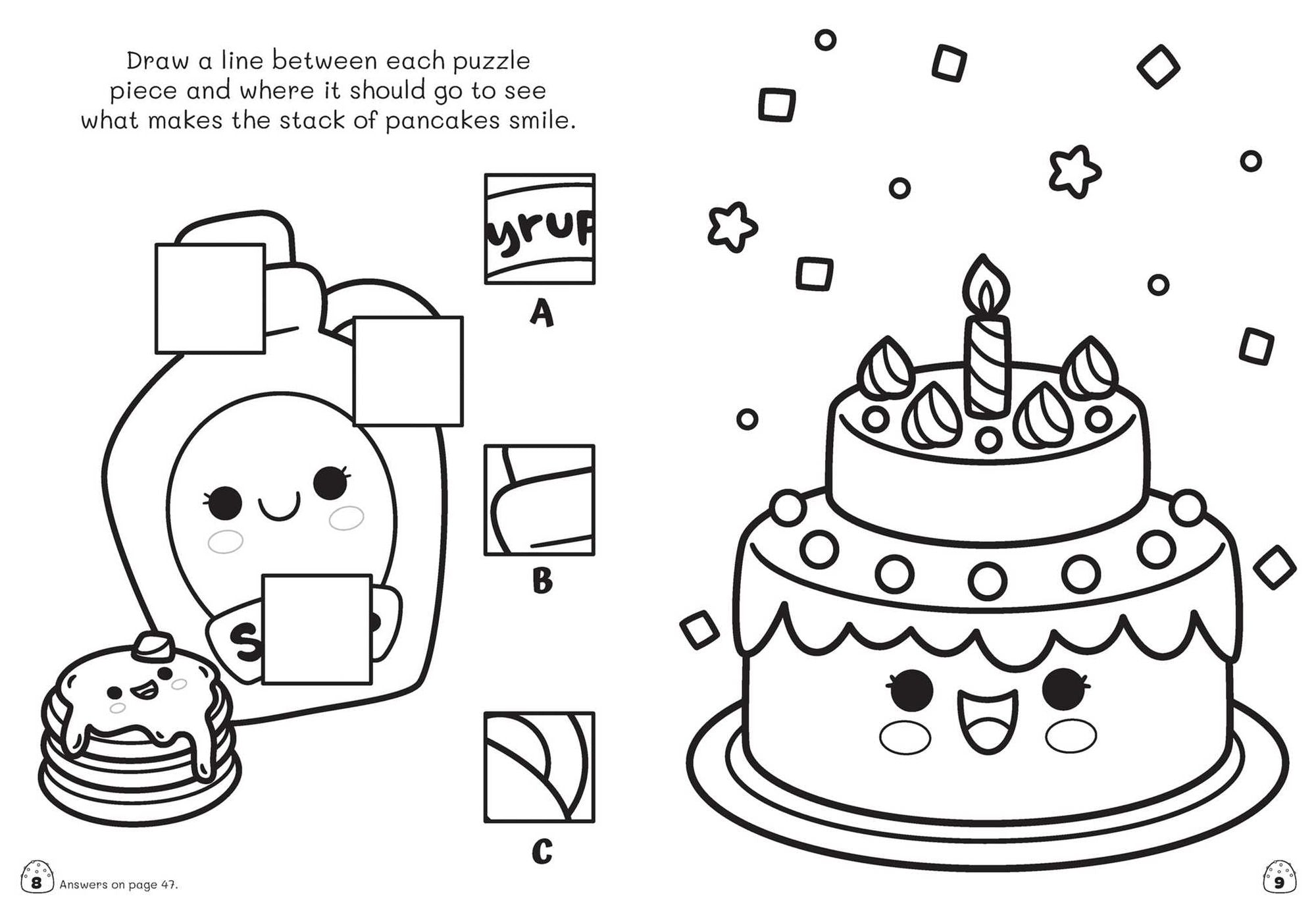 Super Yummy! Coloring & Activity Book with 4 Confetti Crayons and 50+ Stickers