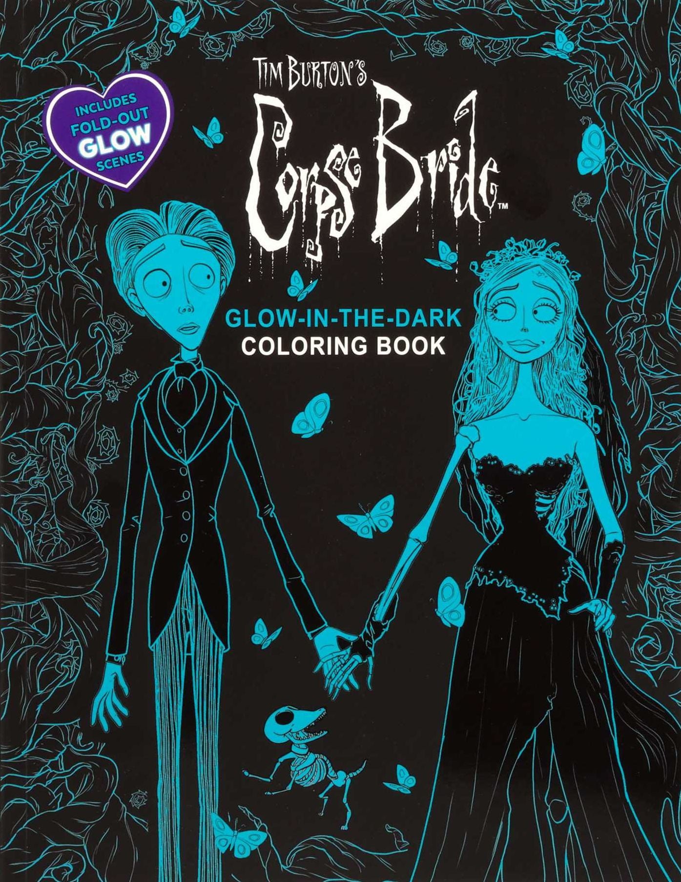 Tim Burton's Corpse Bride Glow-in-the-Dark Coloring Book