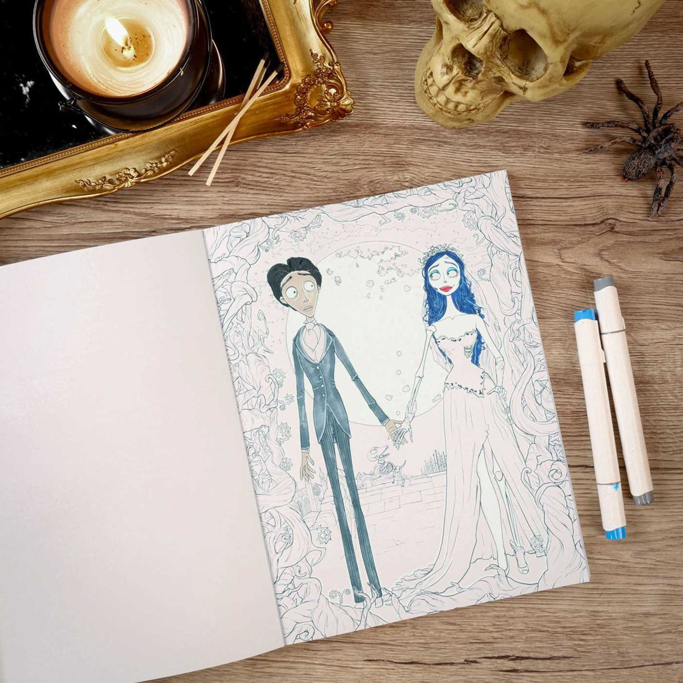 Tim Burton's Corpse Bride Glow-in-the-Dark Coloring Book