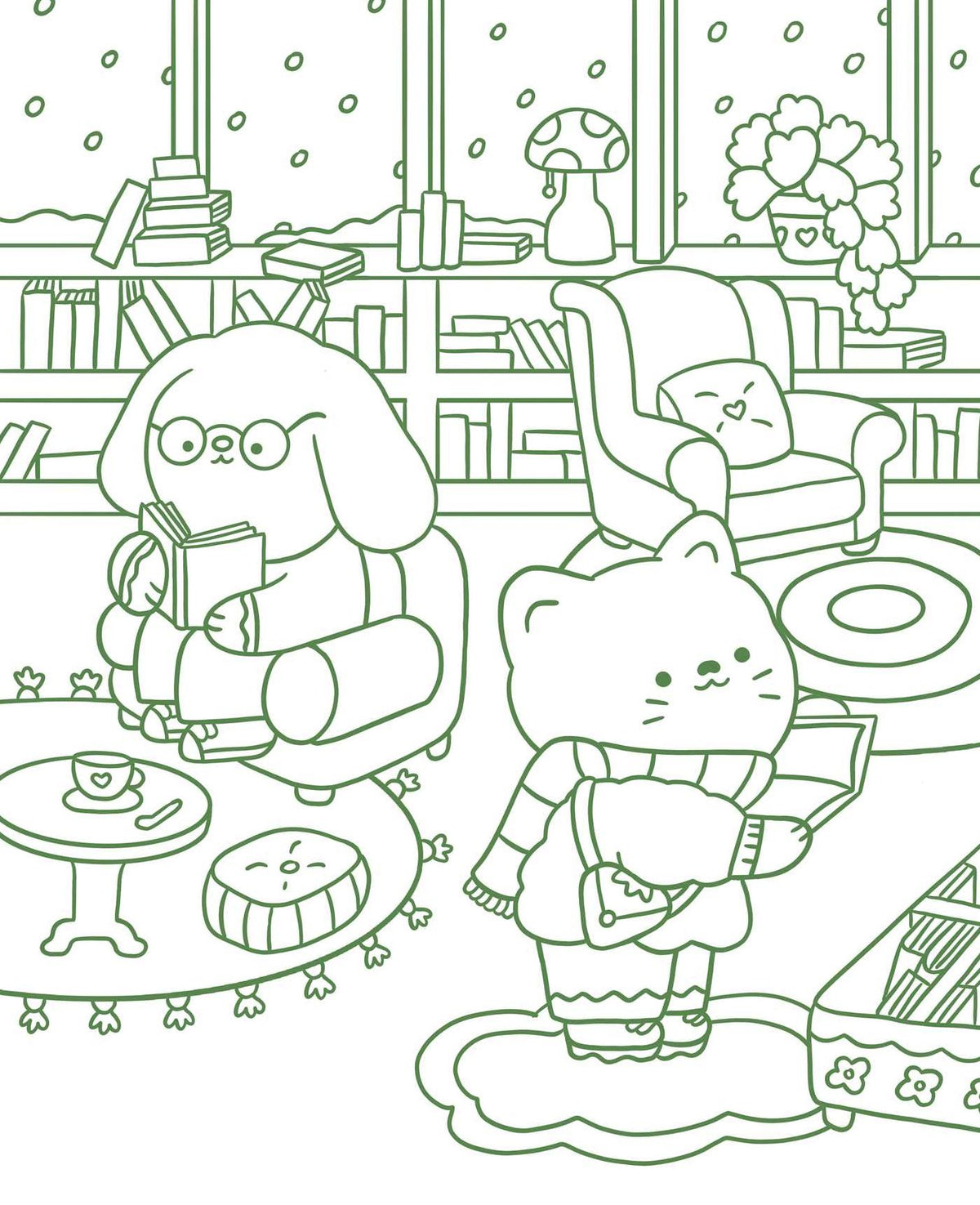 ColorWorld: Cozy Cute: With 8 Color-Changing Markers, Plus 35 Stickers and 32 Pages to Color!