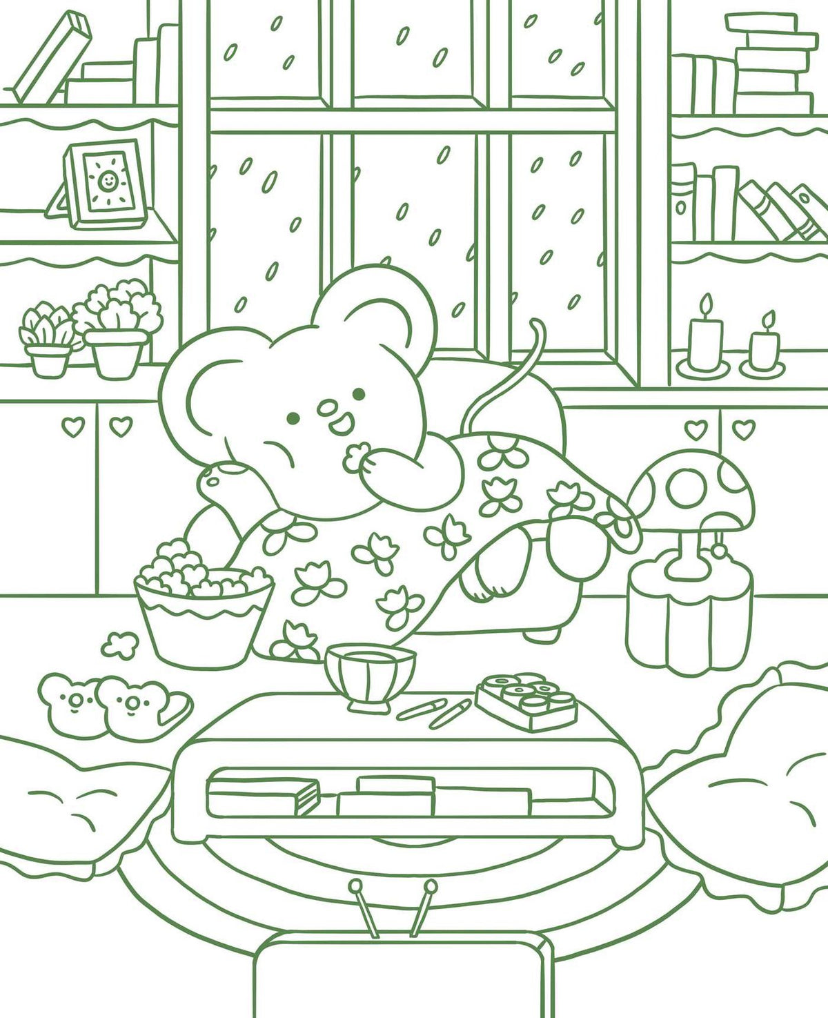 ColorWorld: Cozy Cute: With 8 Color-Changing Markers, Plus 35 Stickers and 32 Pages to Color!