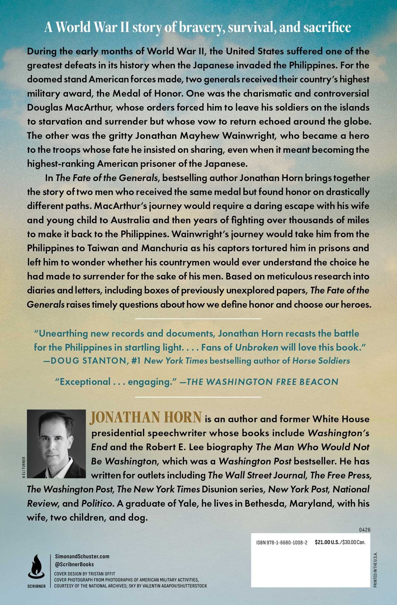 The Fate of the Generals: MacArthur, Wainwright, and the Epic Battle for the Philippines