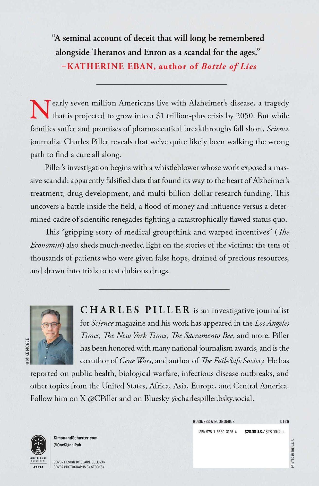 Doctored: Fraud, Arrogance, and Tragedy in the Quest to Cure Alzheimer's
