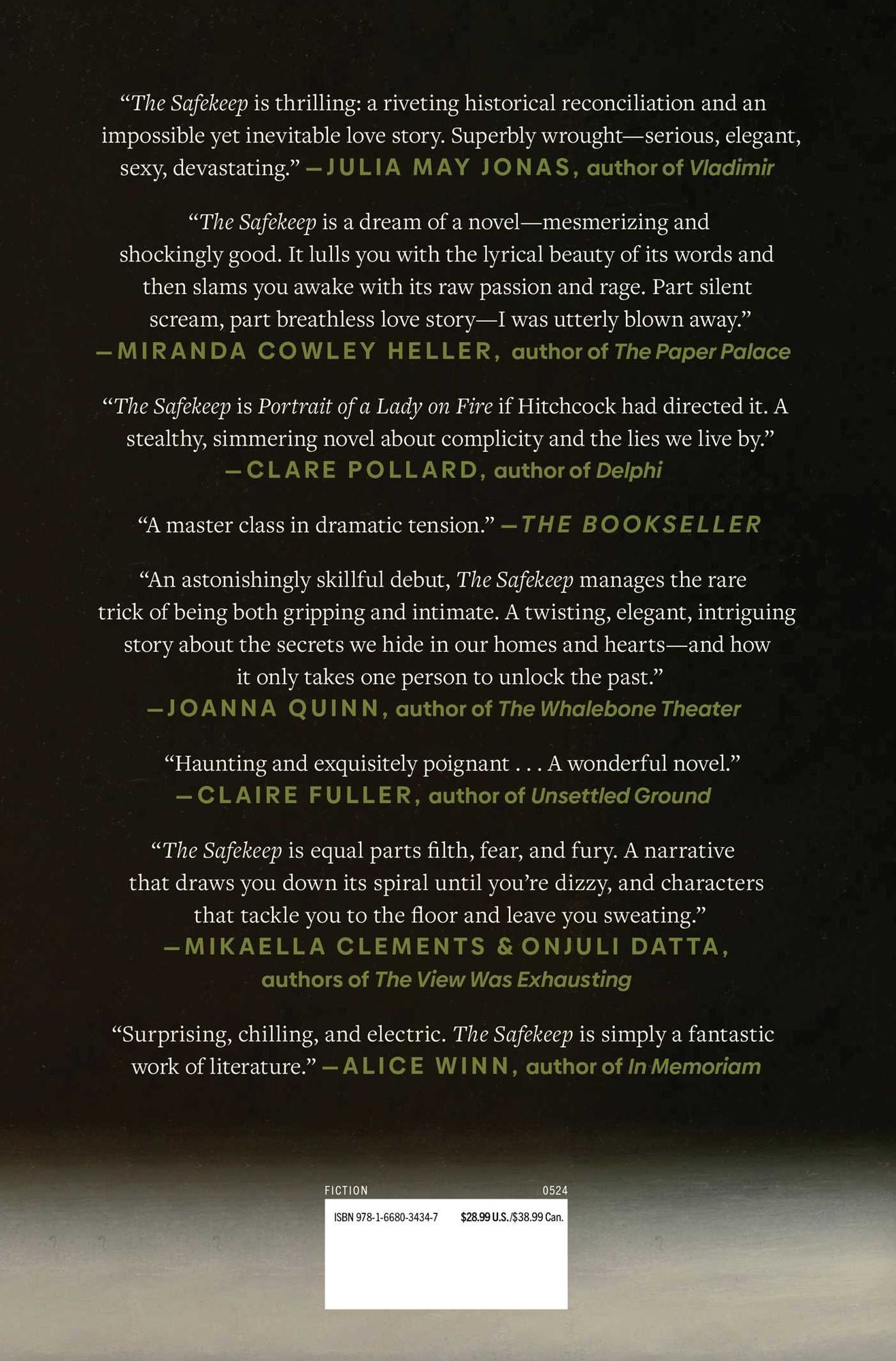 The Safekeep (Women's Prize for Fiction Winner)