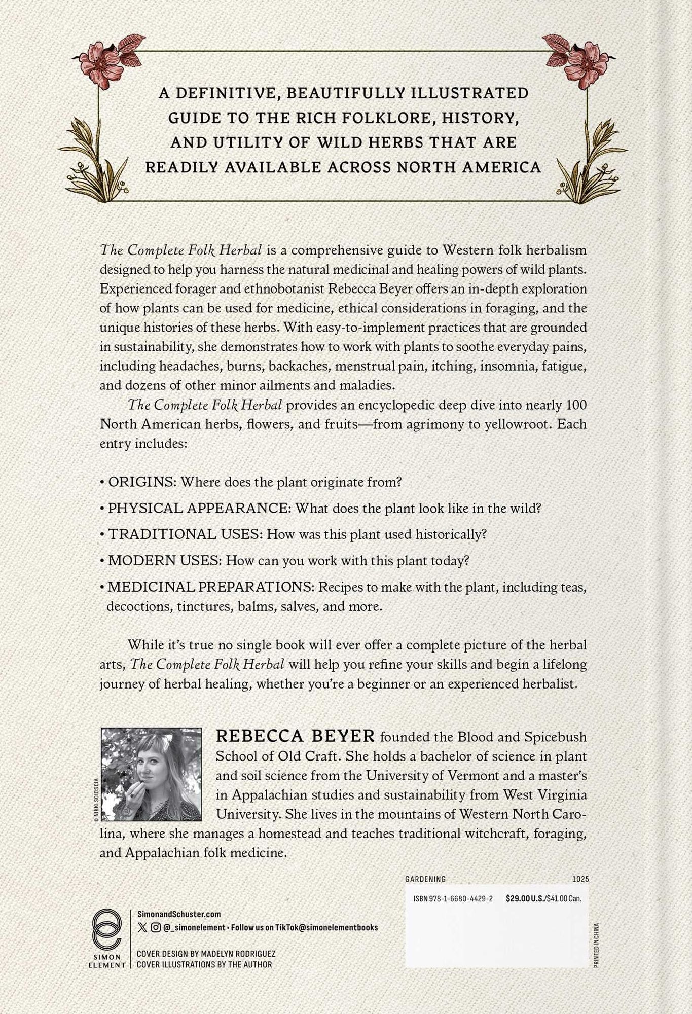 The Complete Folk Herbal: An Illustrated Guide to Natural Remedies and Everyday Healing