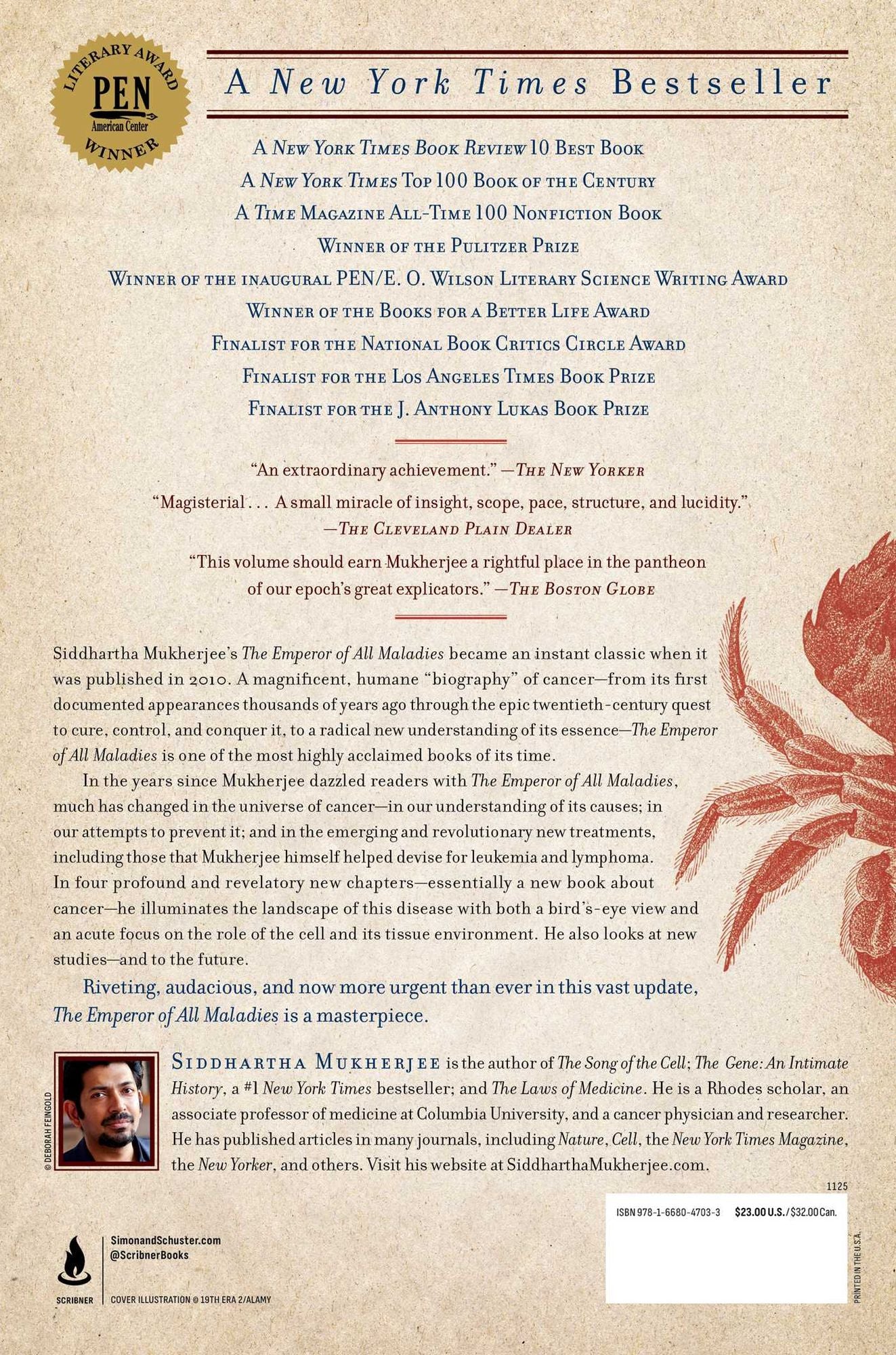 The Emperor of All Maladies: A Biography of Cancer