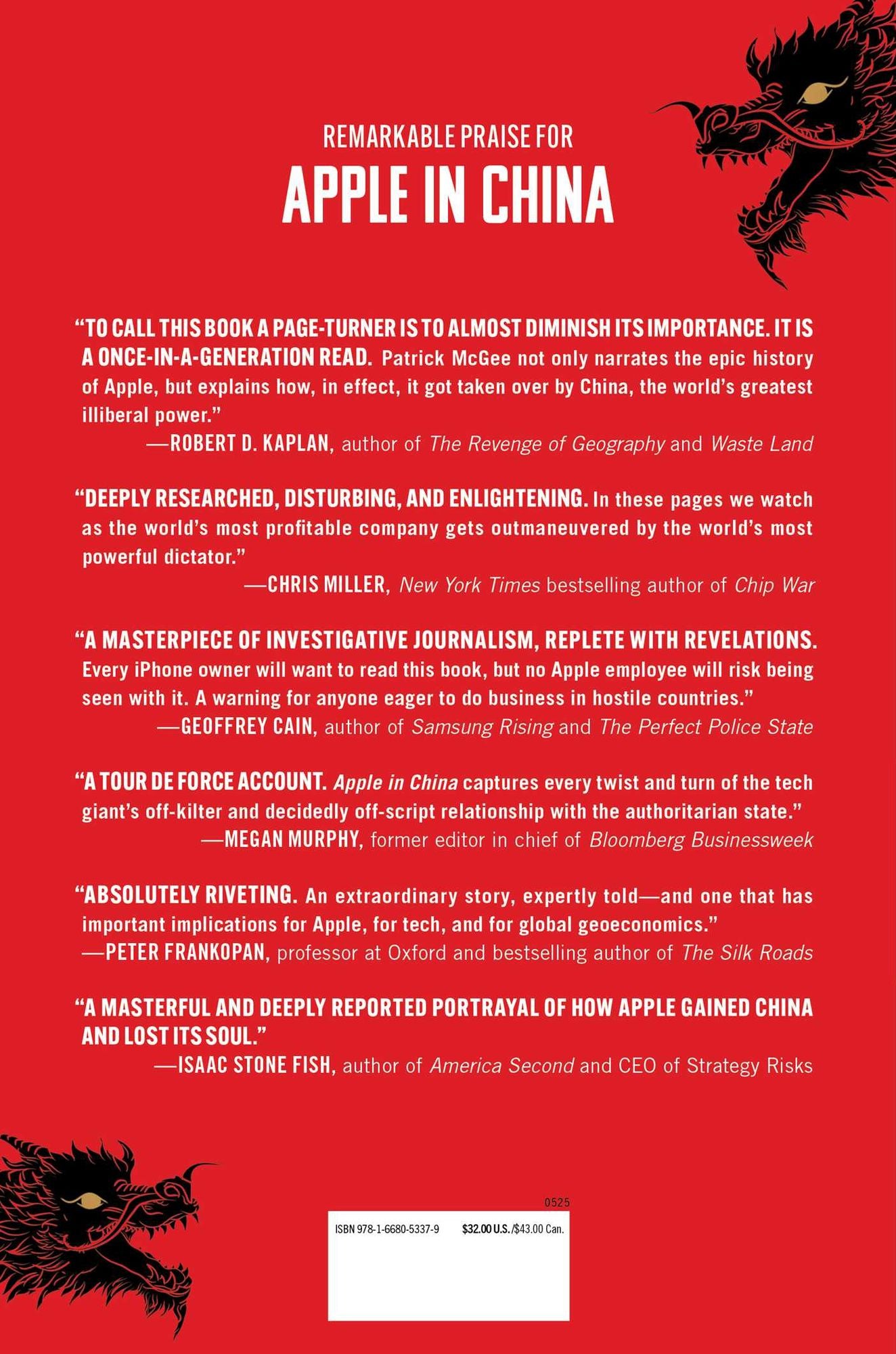 Apple in China: The Capture of the World's Greatest Company