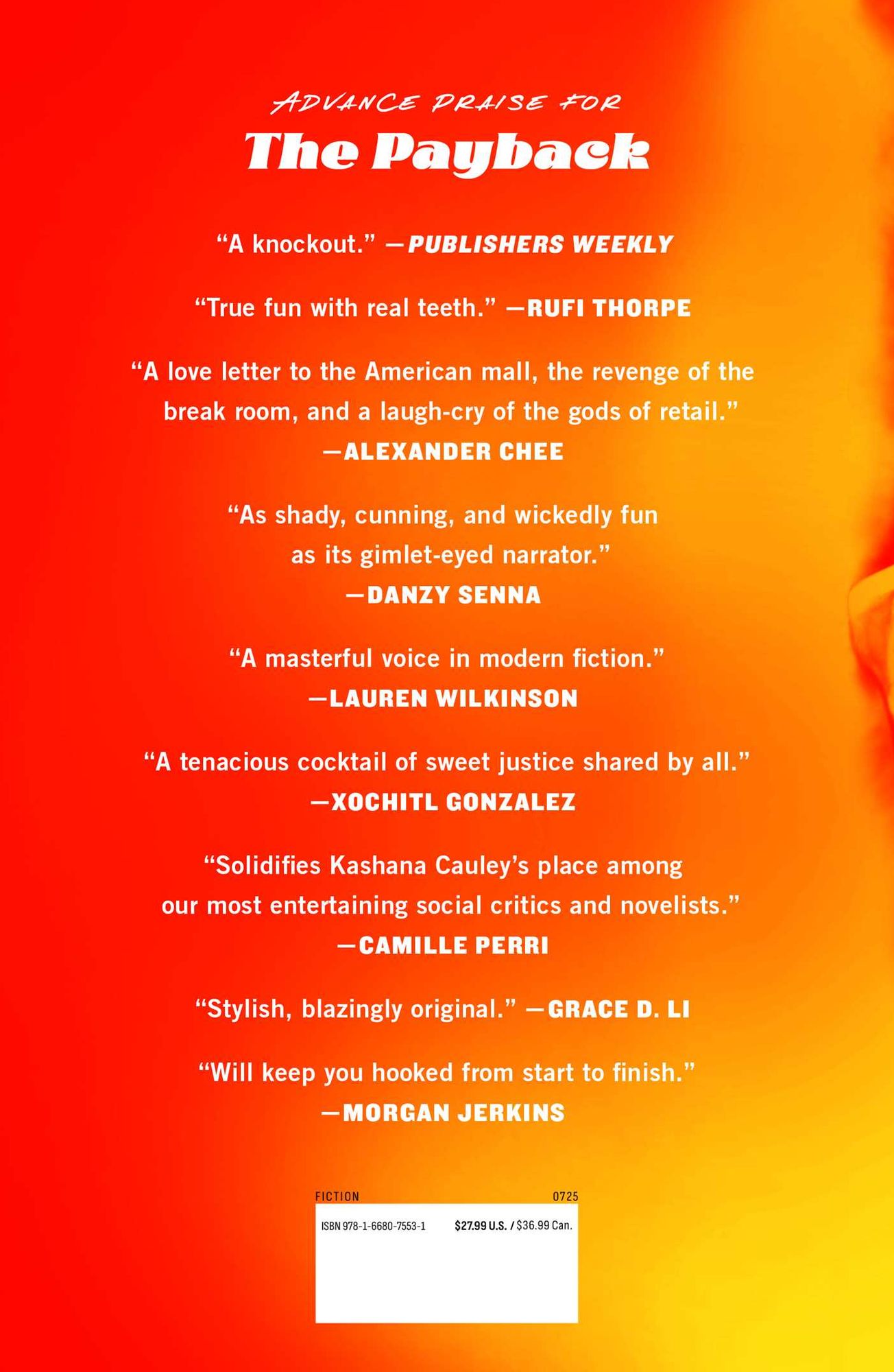 The Payback: A Novel