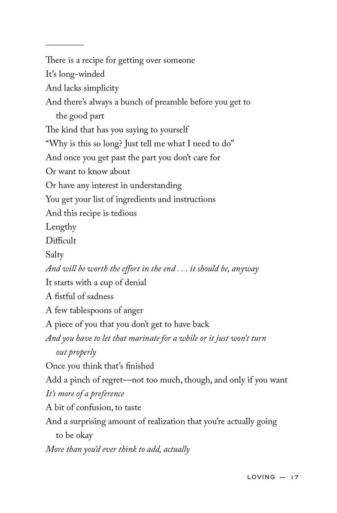 I Hope You Remember: Poems on Loving, Longing, and Living