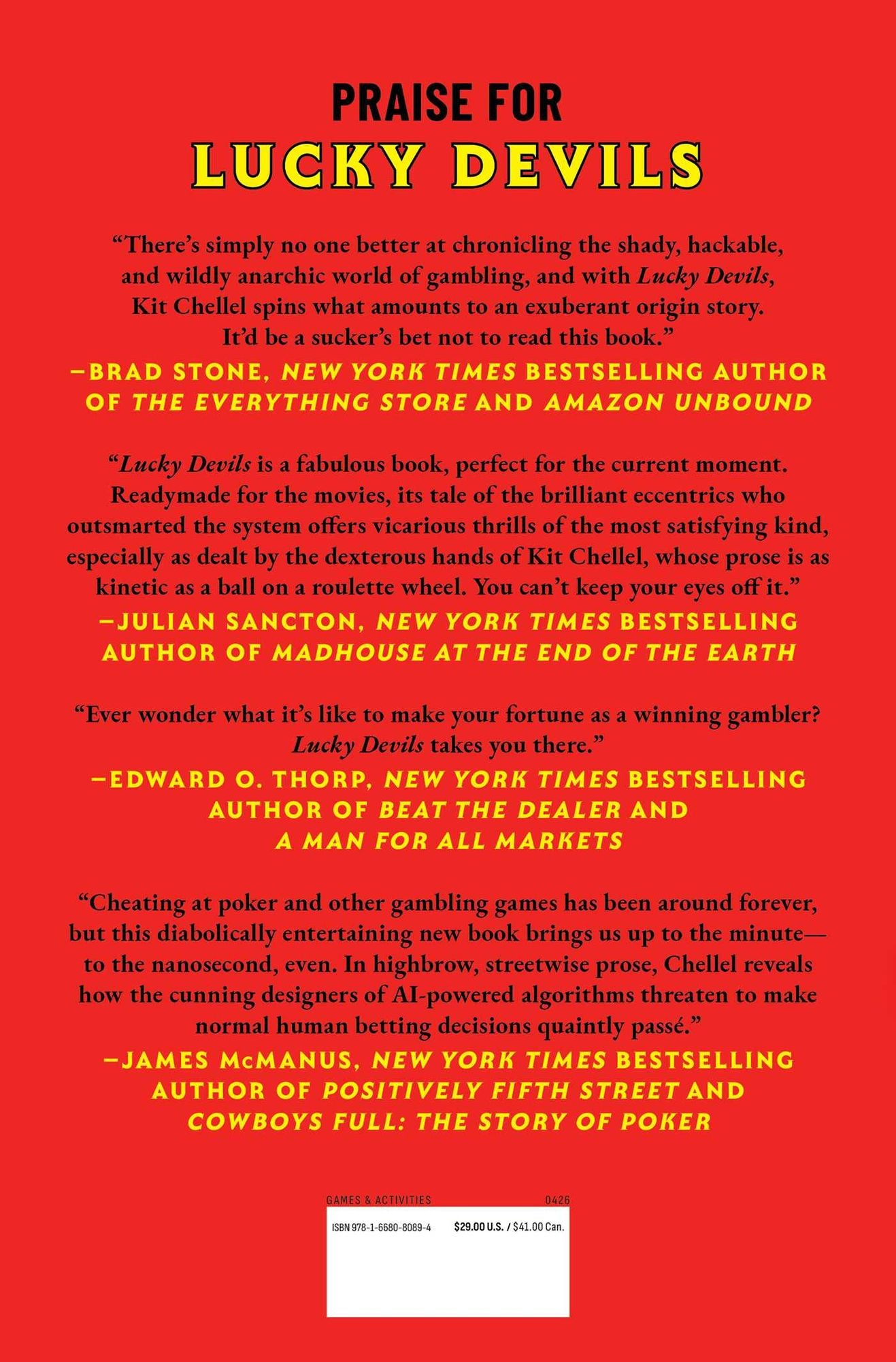 Lucky Devils: The True Story of Three Rebel Gamblers Who Beat the Odds and Changed the Game