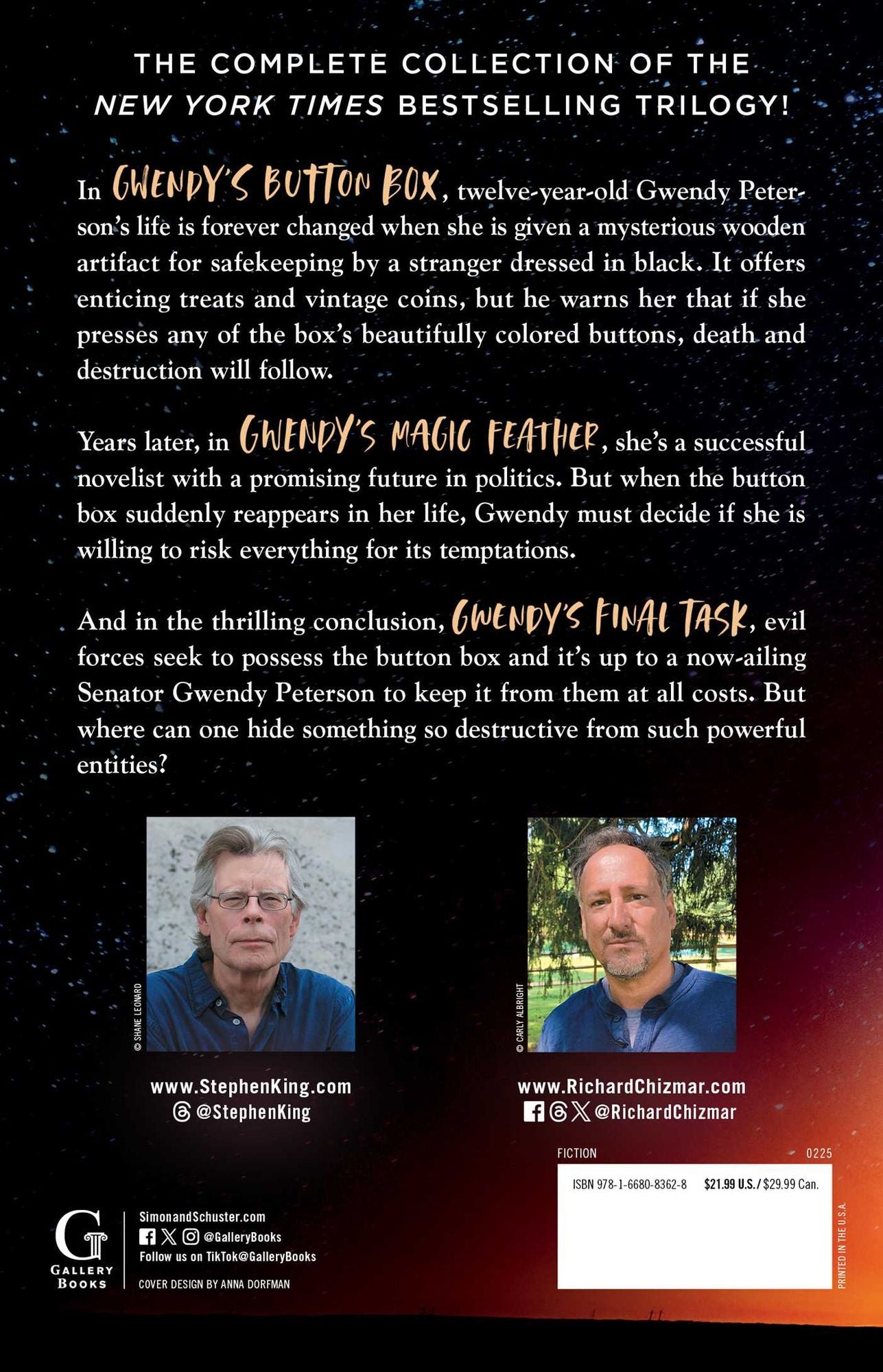 The Gwendy Trilogy (Bind-Up): Gwendy's Button Box, Gwendy's Magic Feather, Gwendy's Final Task