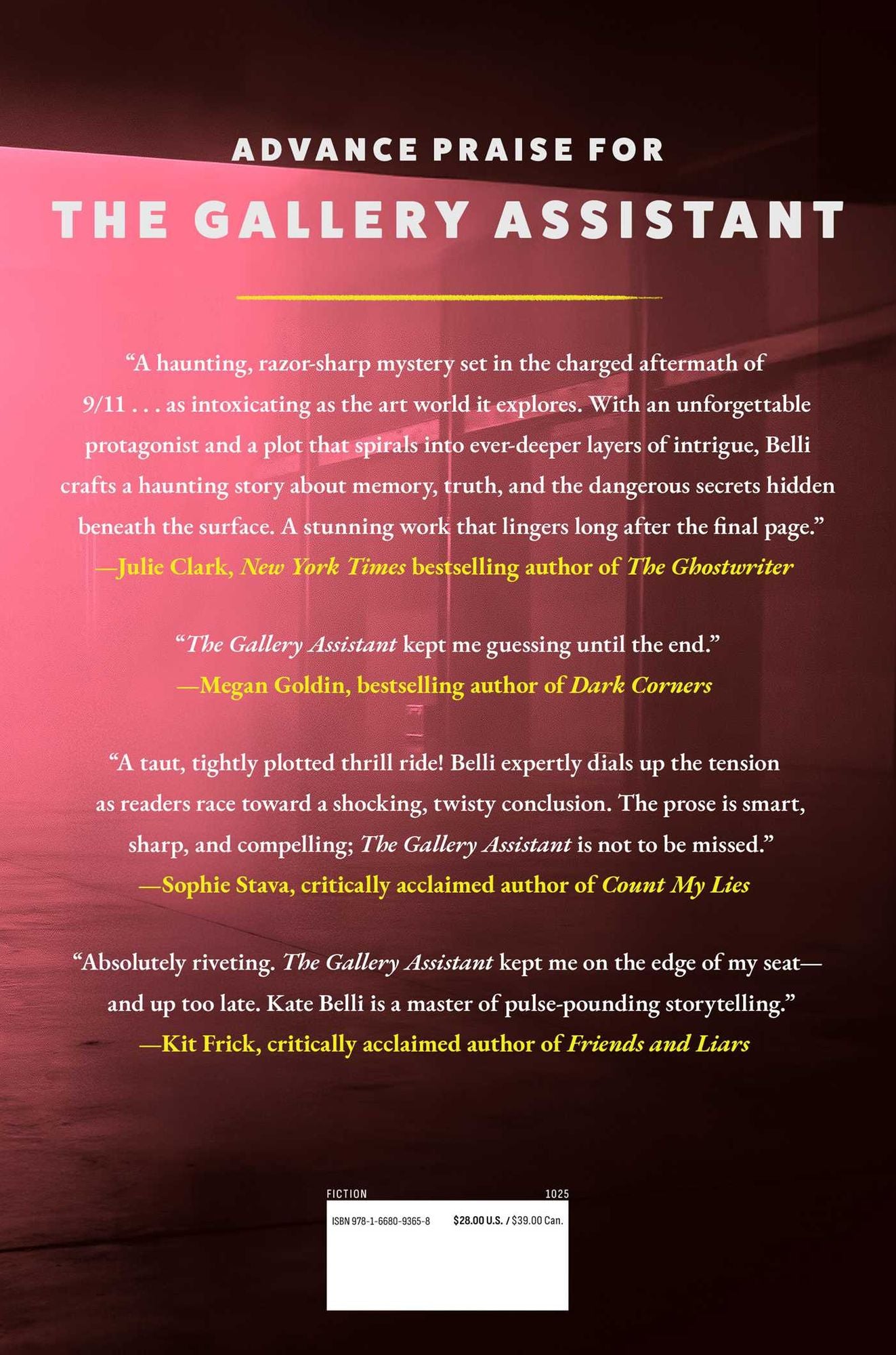 The Gallery Assistant: A Novel