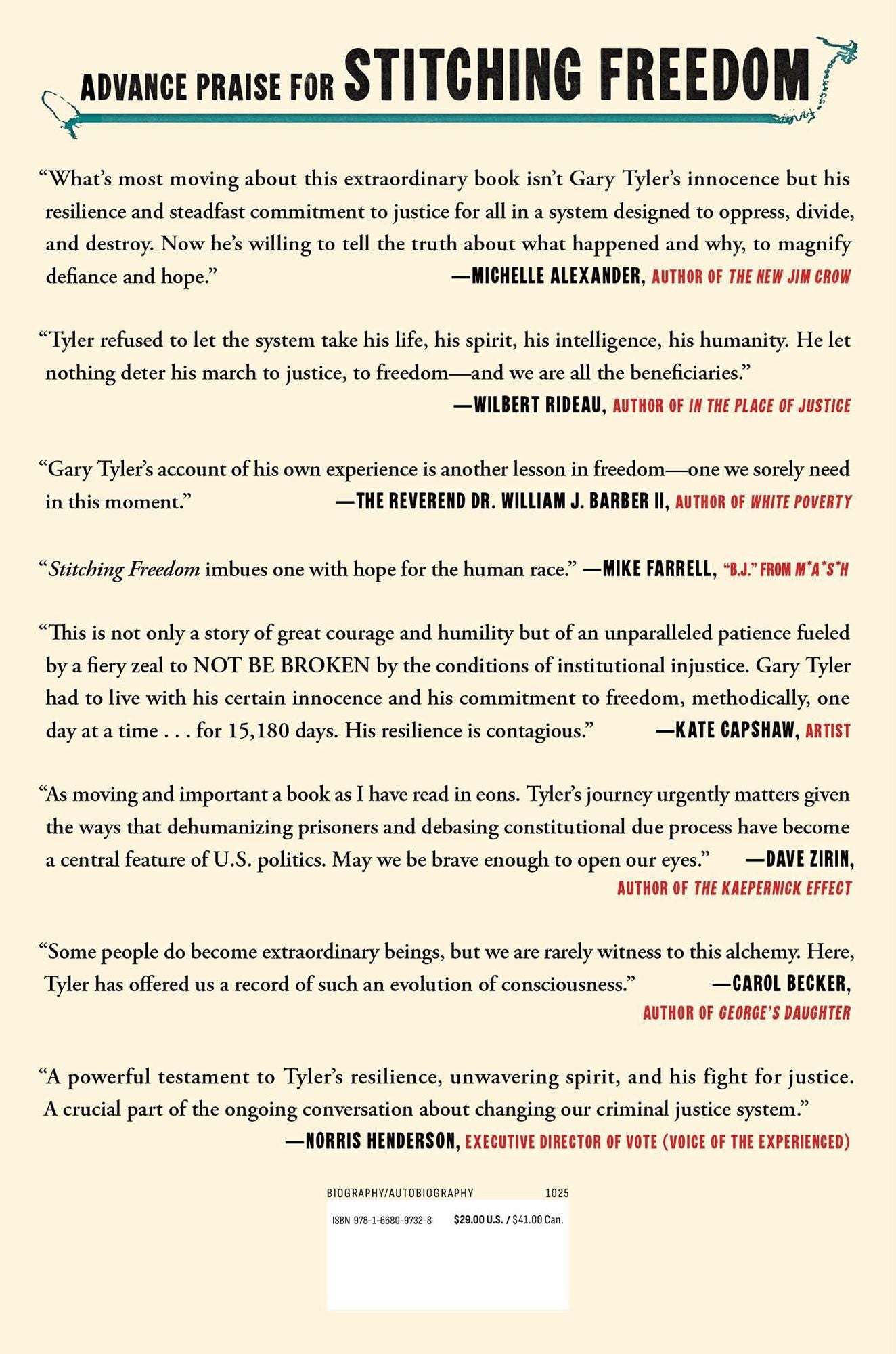 Stitching Freedom: A True Story of Injustice, Defiance, and Hope in Angola Prison
