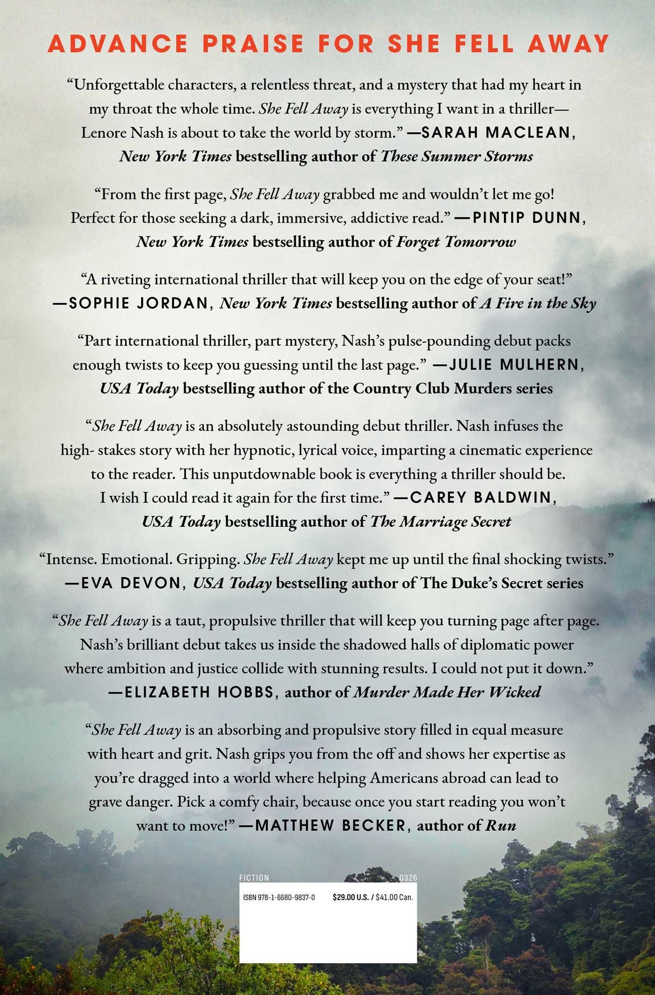 She Fell Away: A Novel