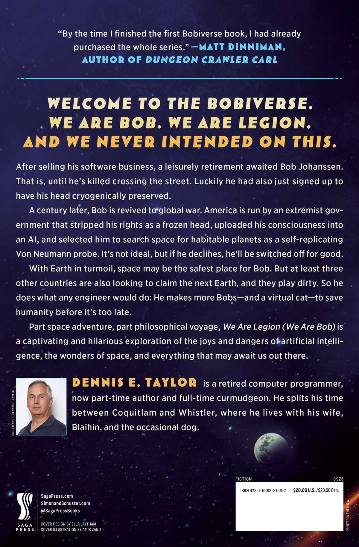 We Are Legion (We Are Bob) (Bobiverse Series #1)