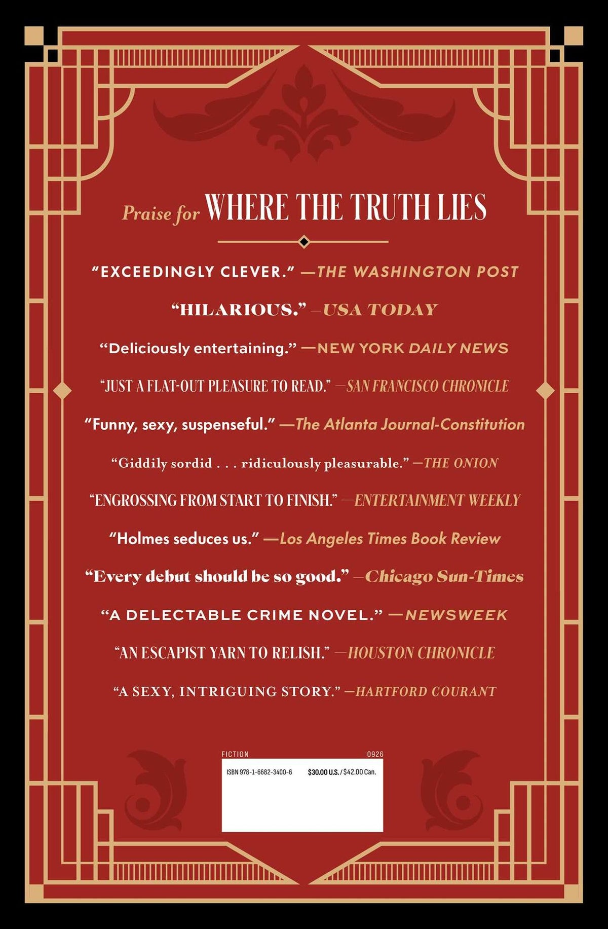 Where the Truth Lies: A Mystery