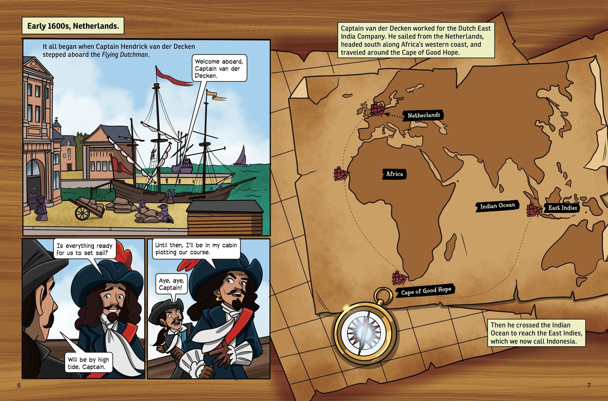 The Voyage of the Flying Dutchman: A Ghostly Graphic