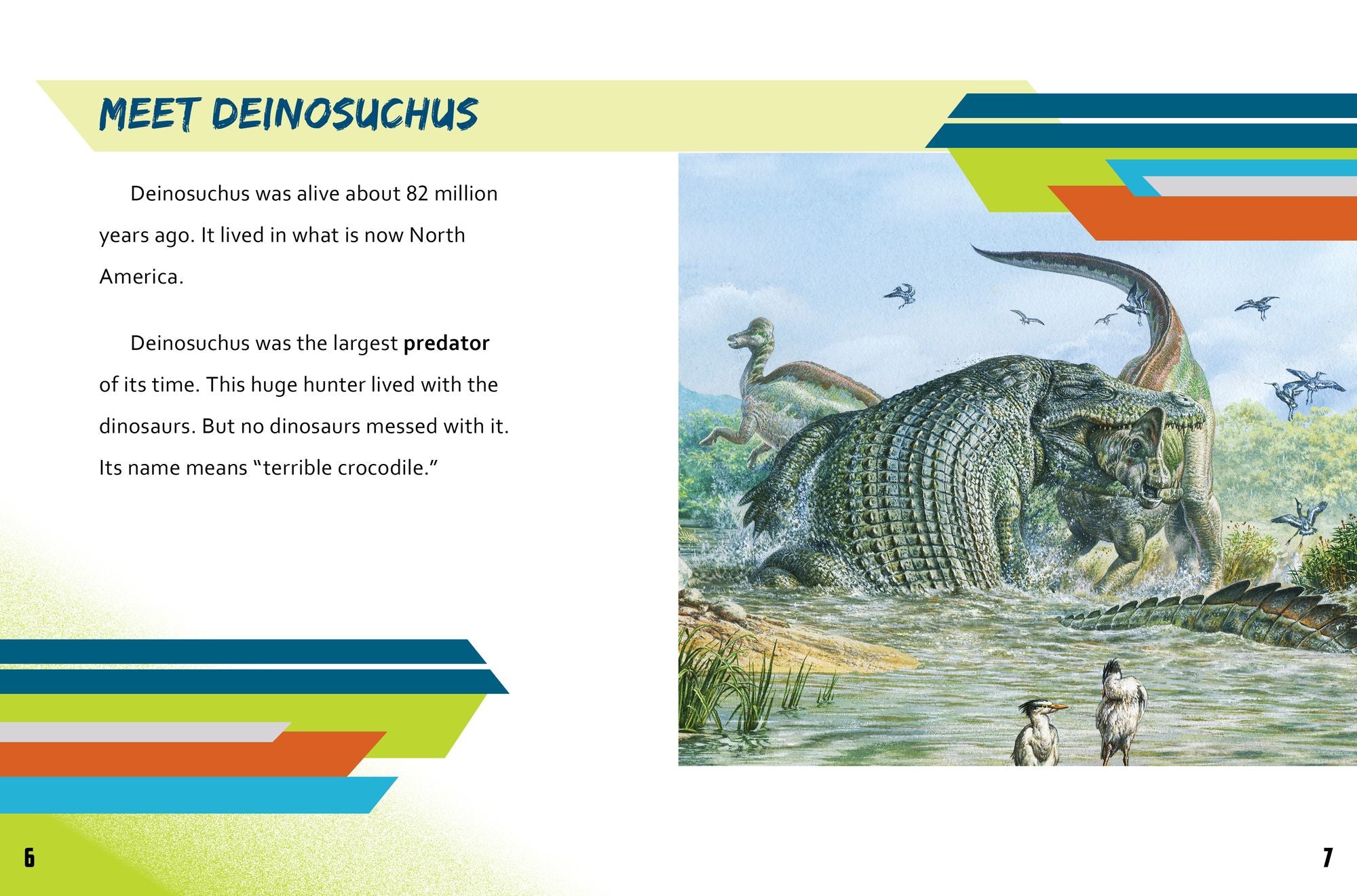 Crocodile vs. Deinosuchus