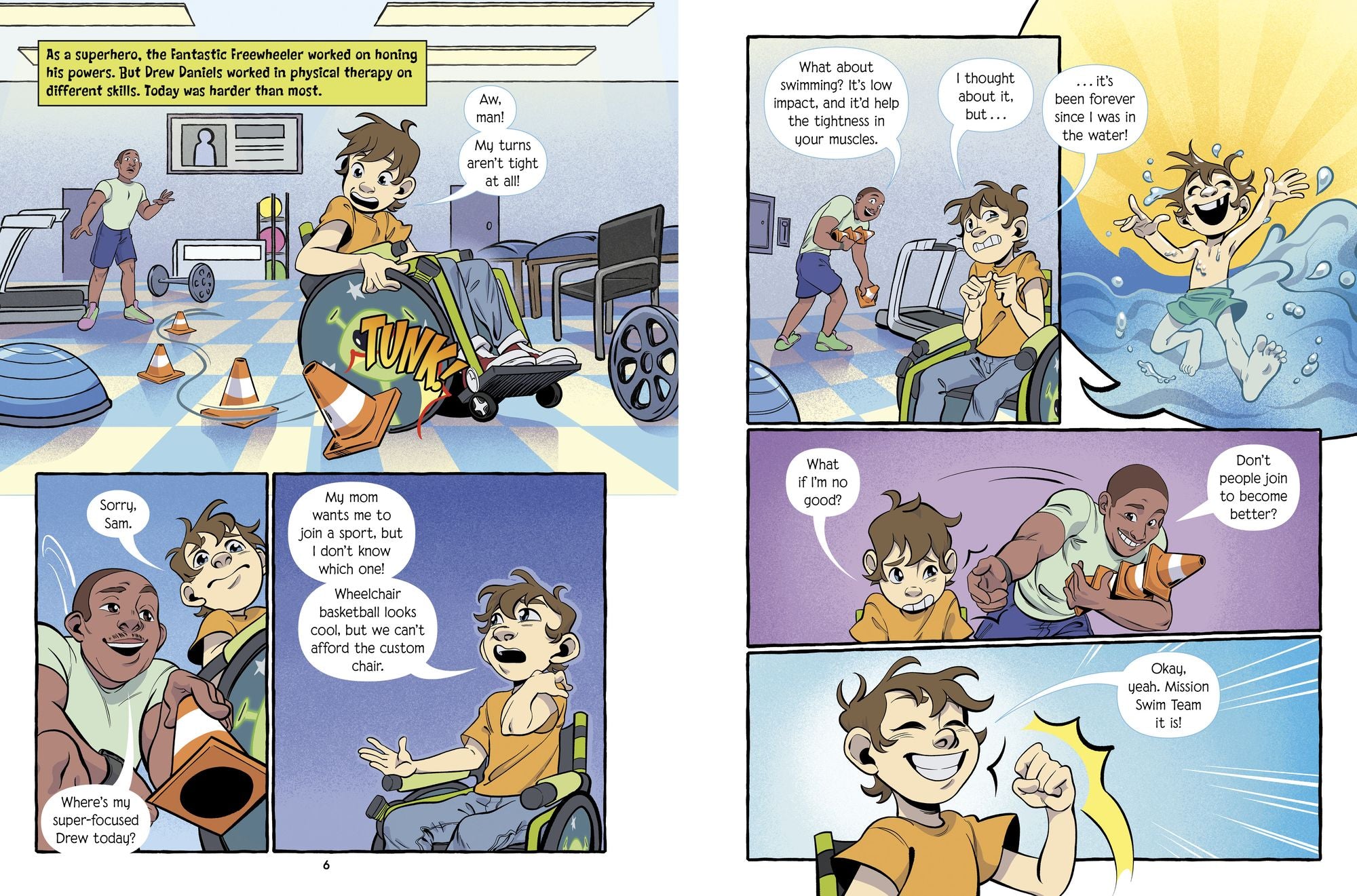 The Fantastic Freewheeler in the Deep End: A Graphic Novel