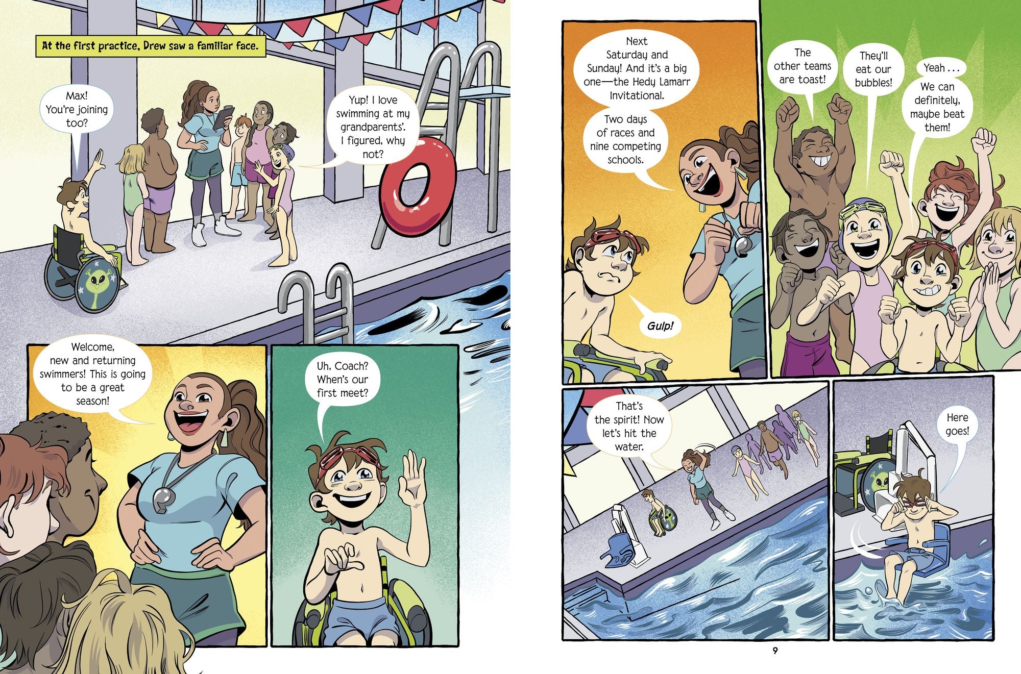 The Fantastic Freewheeler in the Deep End: A Graphic Novel