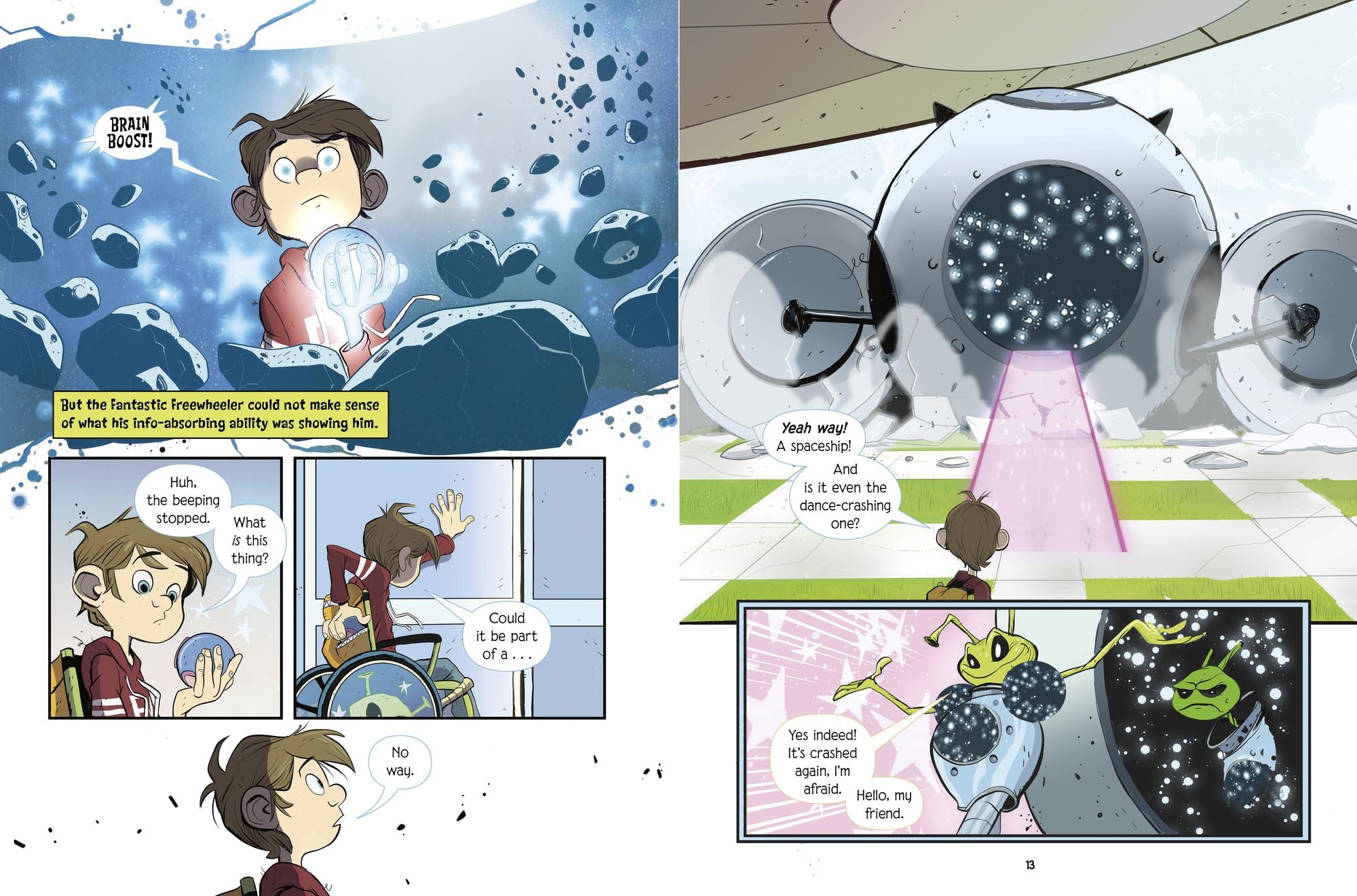 The Fantastic Freewheeler and the Mission from Mars: A Graphic Novel