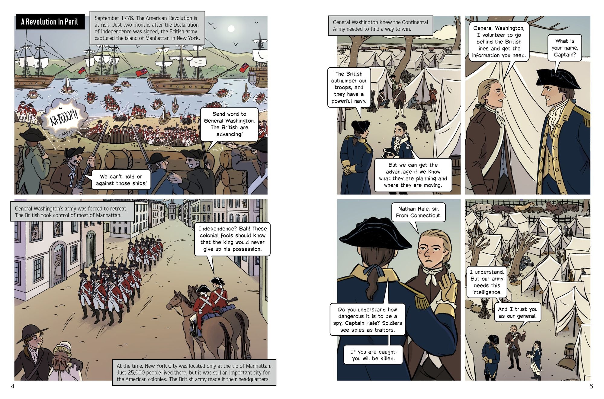 The Spy Who Wore Petticoats: A Graphic Novel Biography of Anna Strong