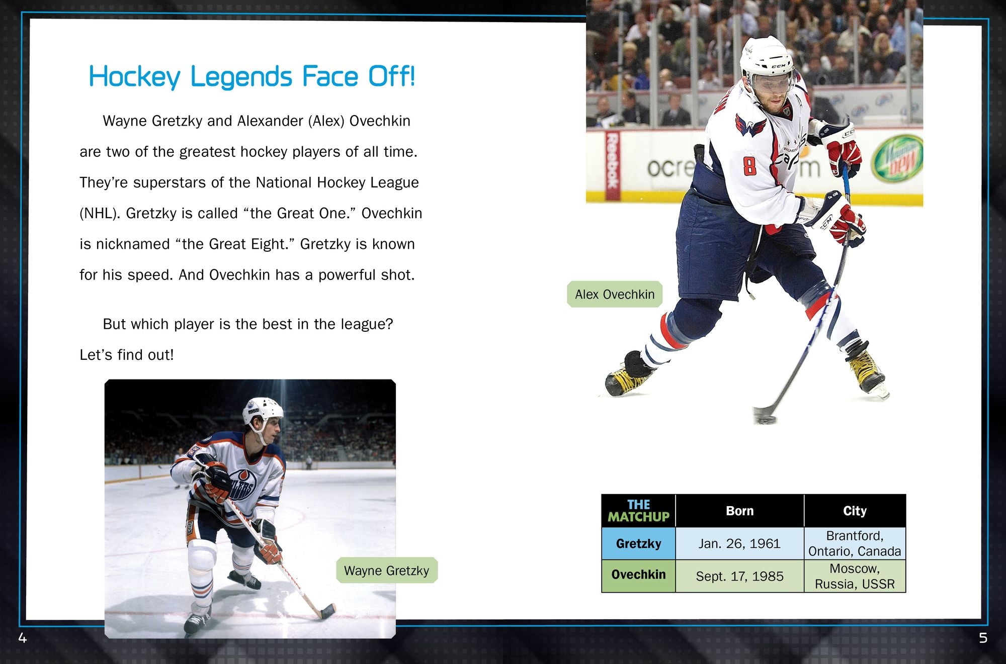 Wayne Gretzky vs. Alex Ovechkin: Hockey Legends Face Off
