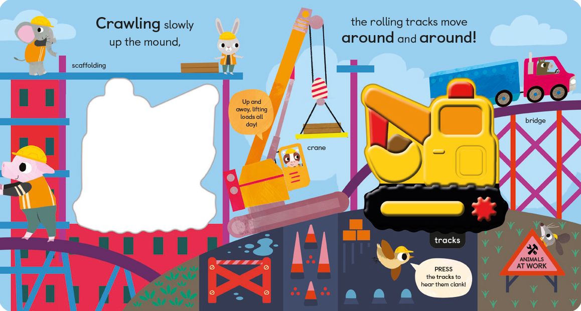 Noisy Digger: With 5 Noisy Parts and an On/Off Switch on the Back Cover!