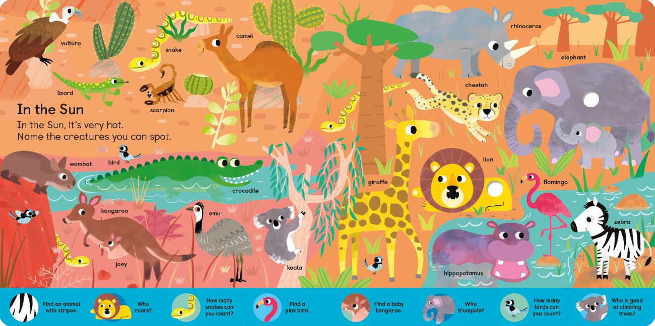 Noisy Animal Search and Find: With 12 sounds and more than 100 Animals to find