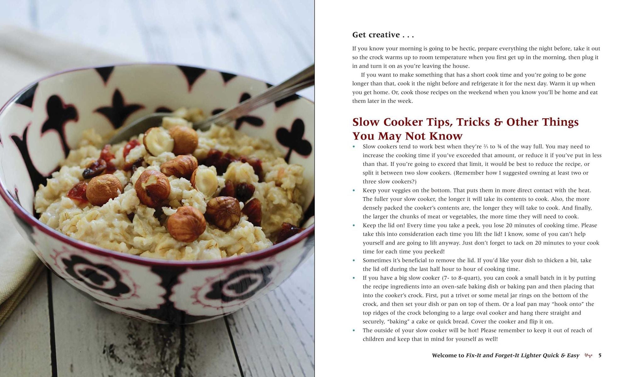Fix-It and Forget-It Lighter Quick & Easy Recipes: Healthy Instant Pot & Slow Cooker Meals
