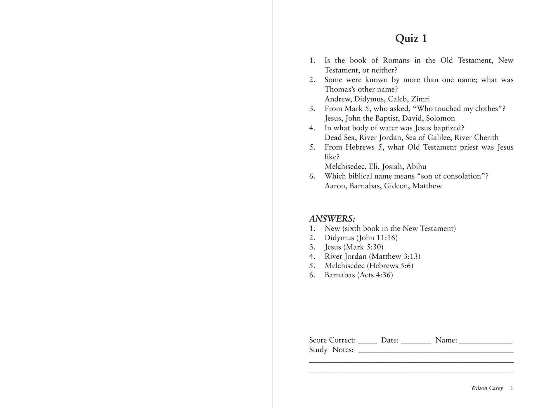 Quest for Bible Knowledge: 1,206 Trivia Questions to Sharpen Your Understanding of Scripture