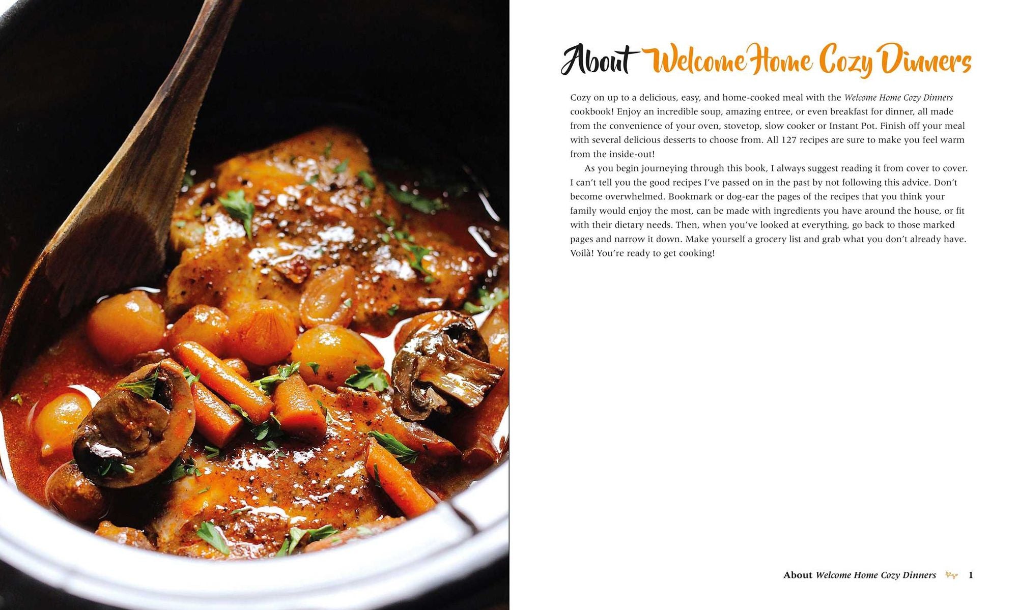 Welcome Home Cozy Dinners: Quick & Easy Family Favorites