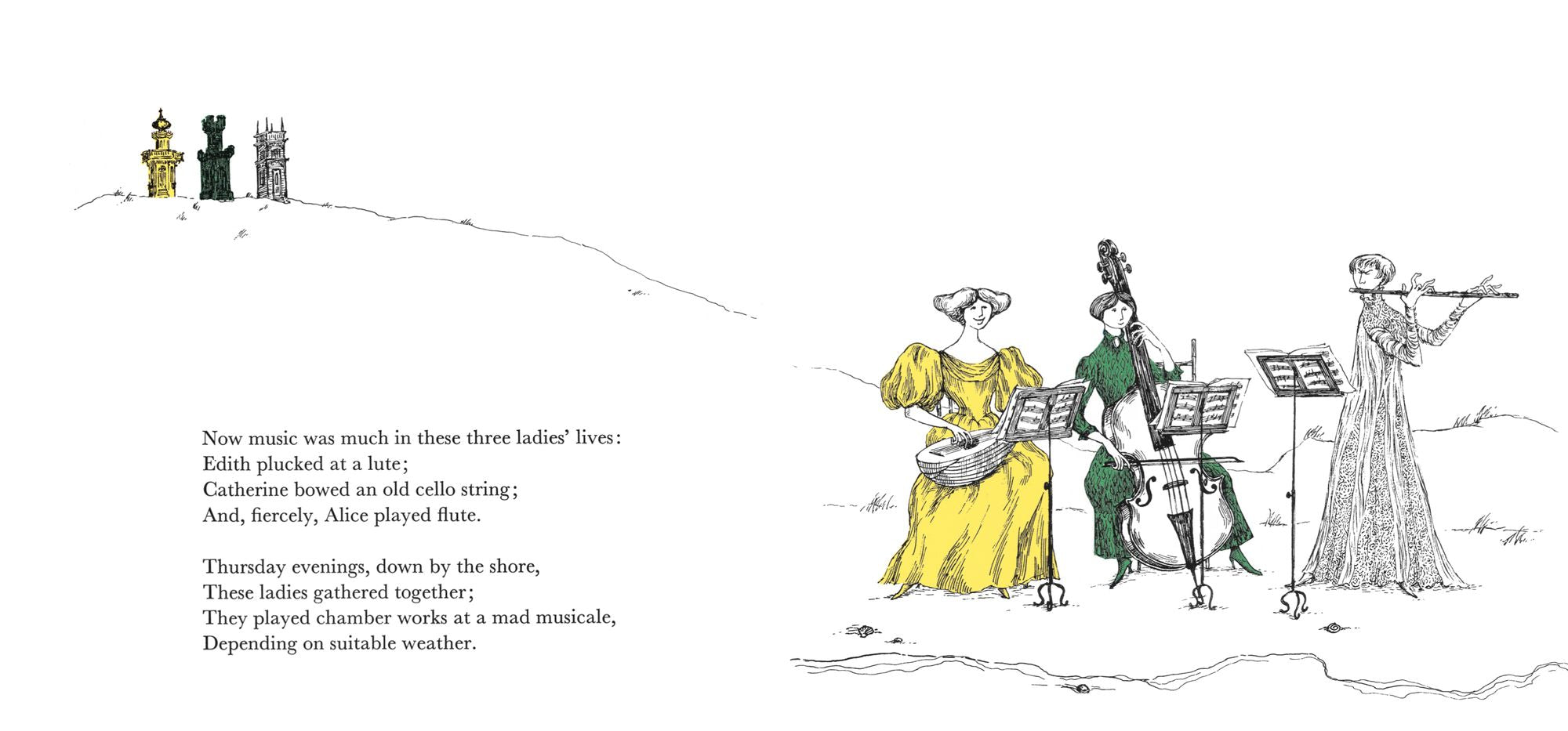 Three Ladies Beside the Sea