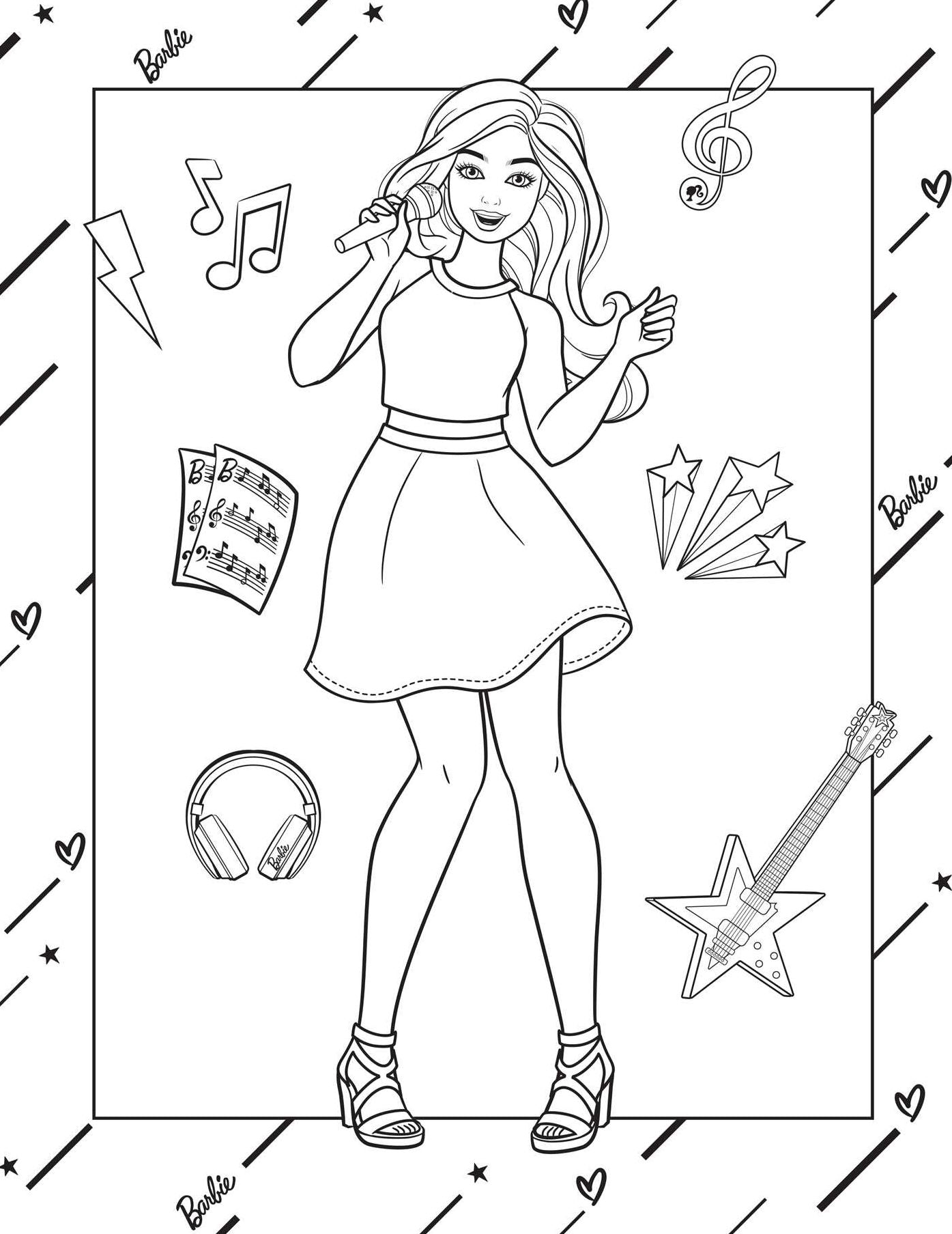 Barbie: Giant Coloring Book