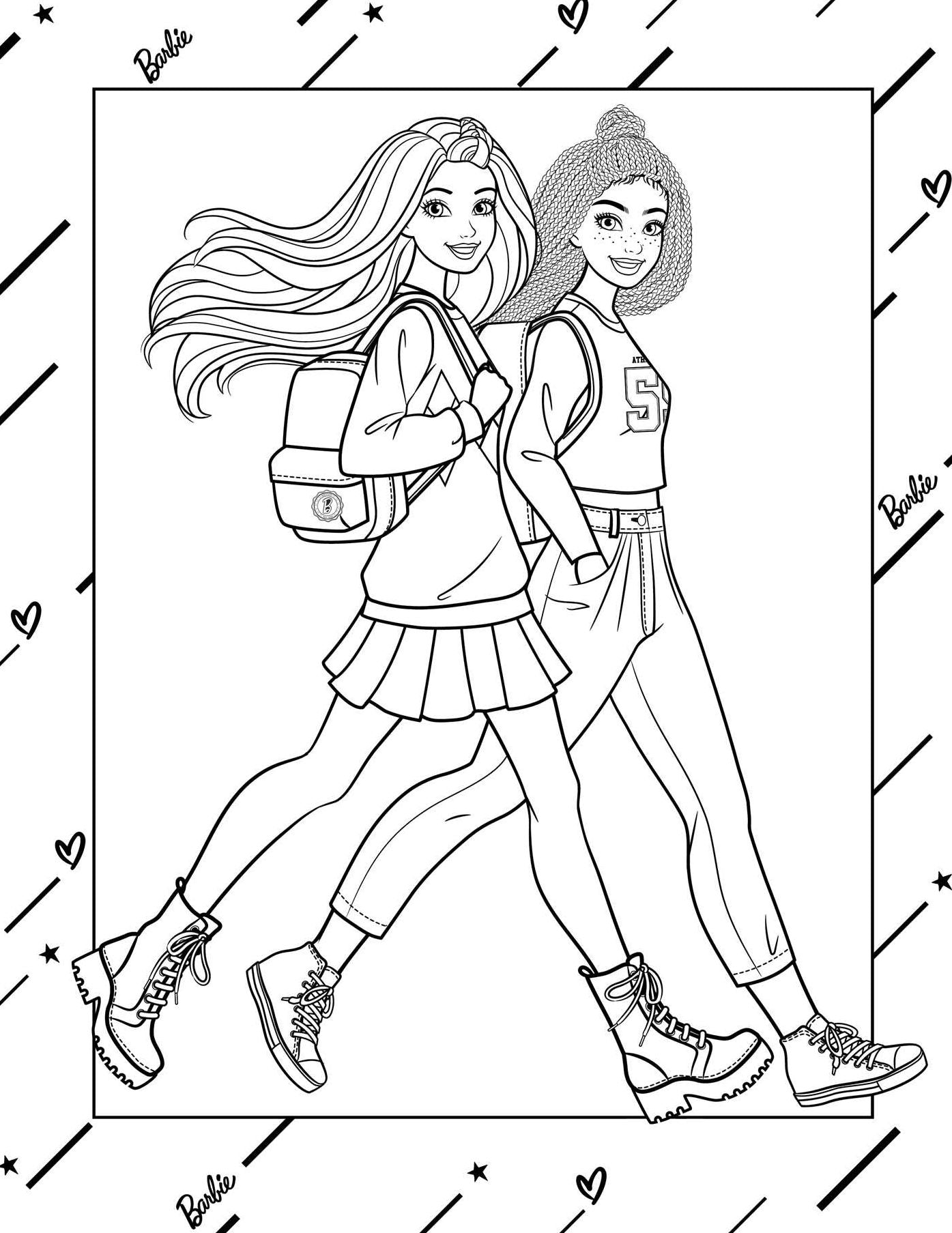 Barbie: Giant Coloring Book