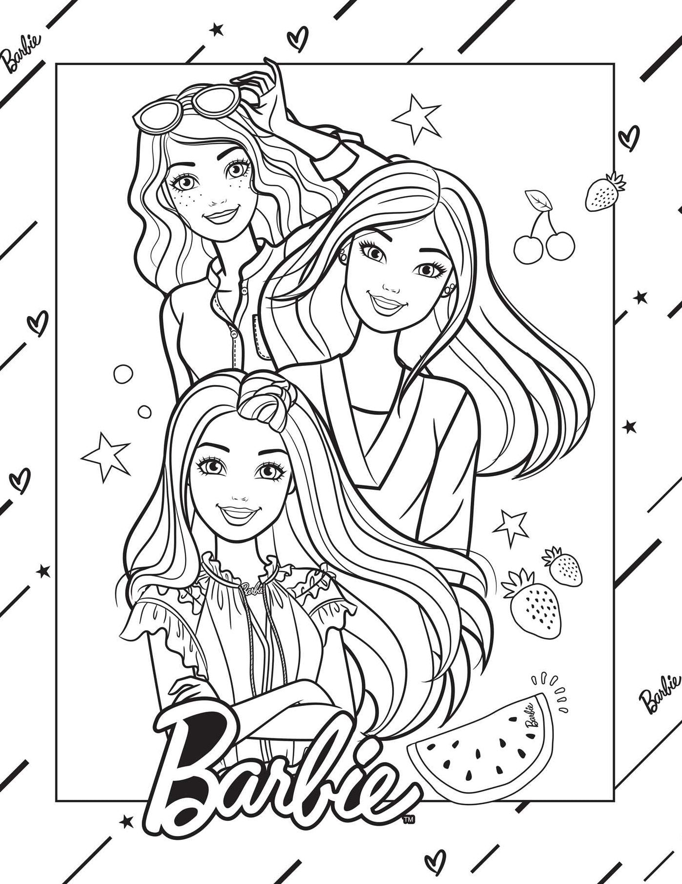 Barbie: Giant Coloring Book