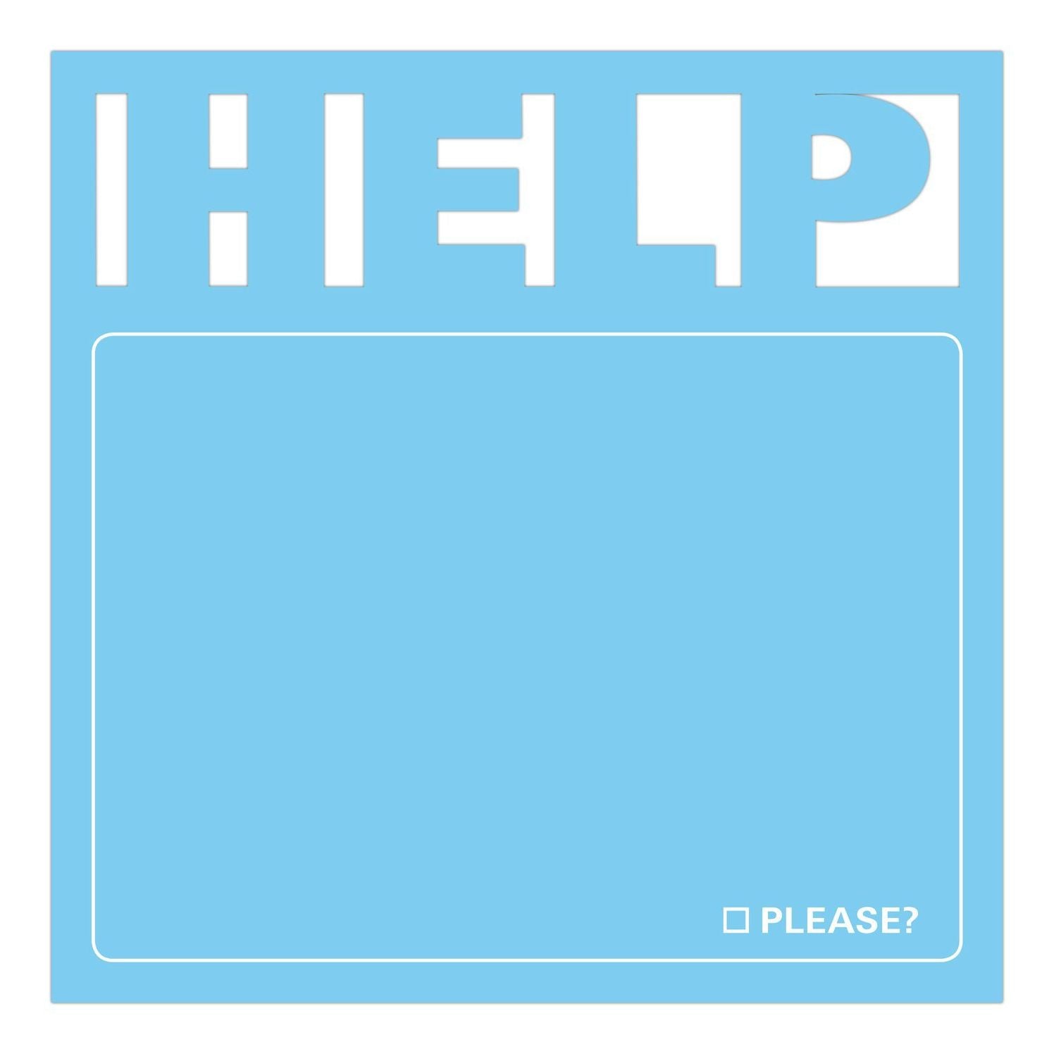Knock Knock Help Diecut Sticky Note